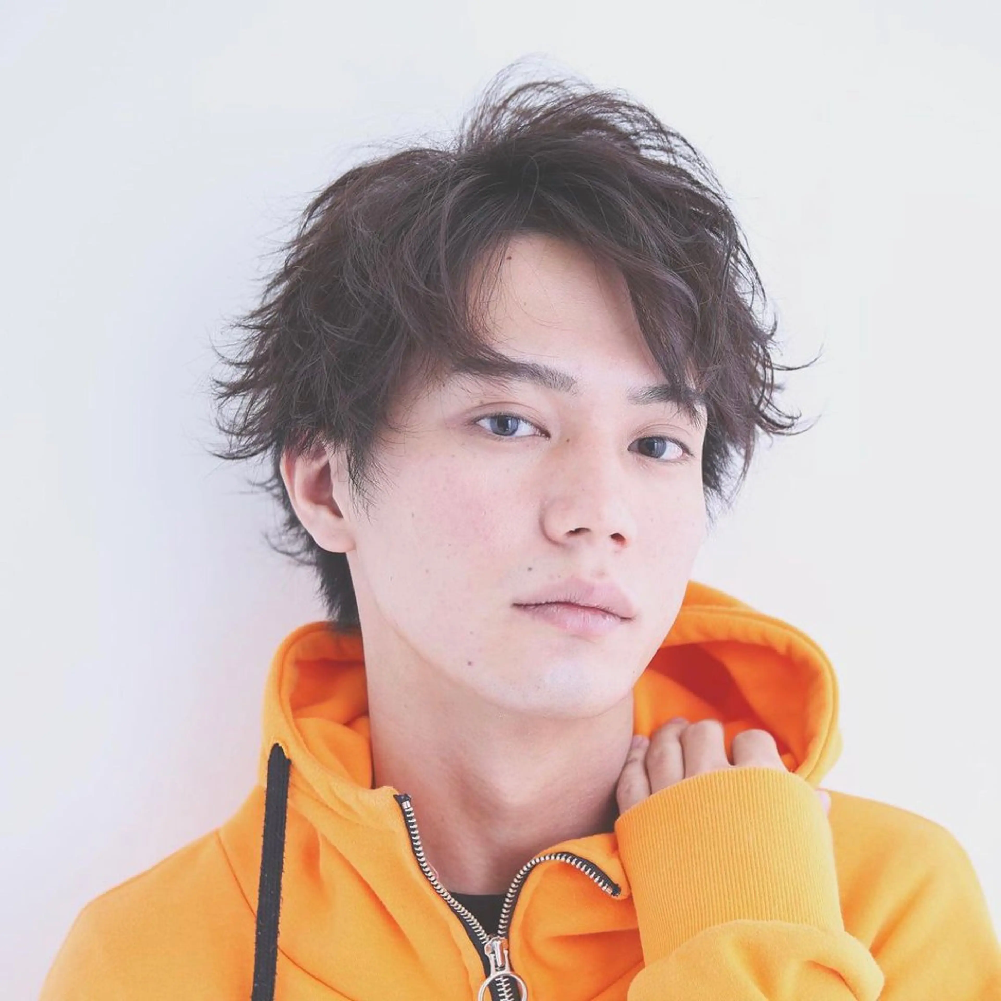メンズ アップバング 稲村 直也のヘアスタイル