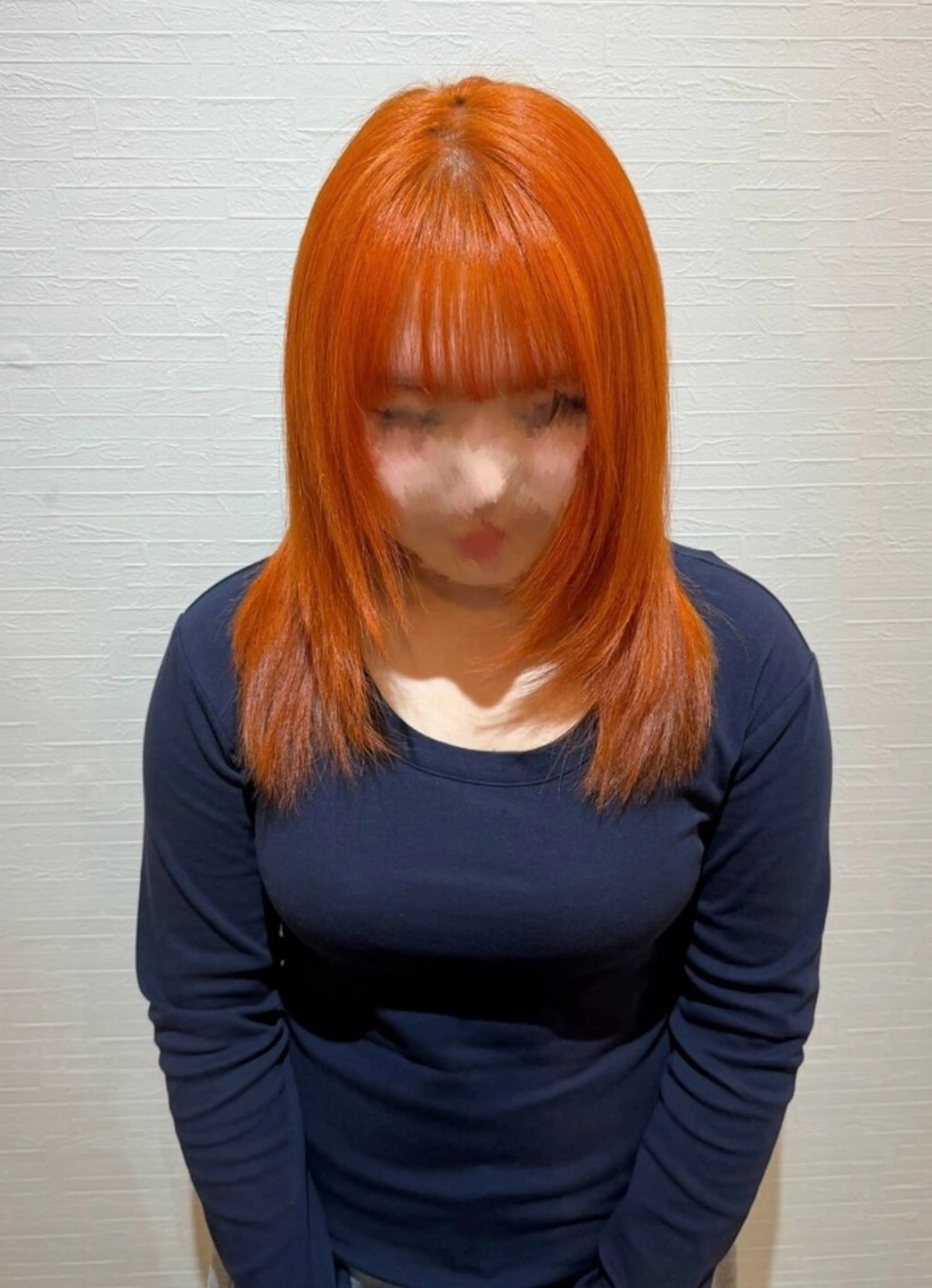 ❣️10代20代限定❣️ ダブルカラー（ワンブリーチ）（長さミディアムまで）の写真