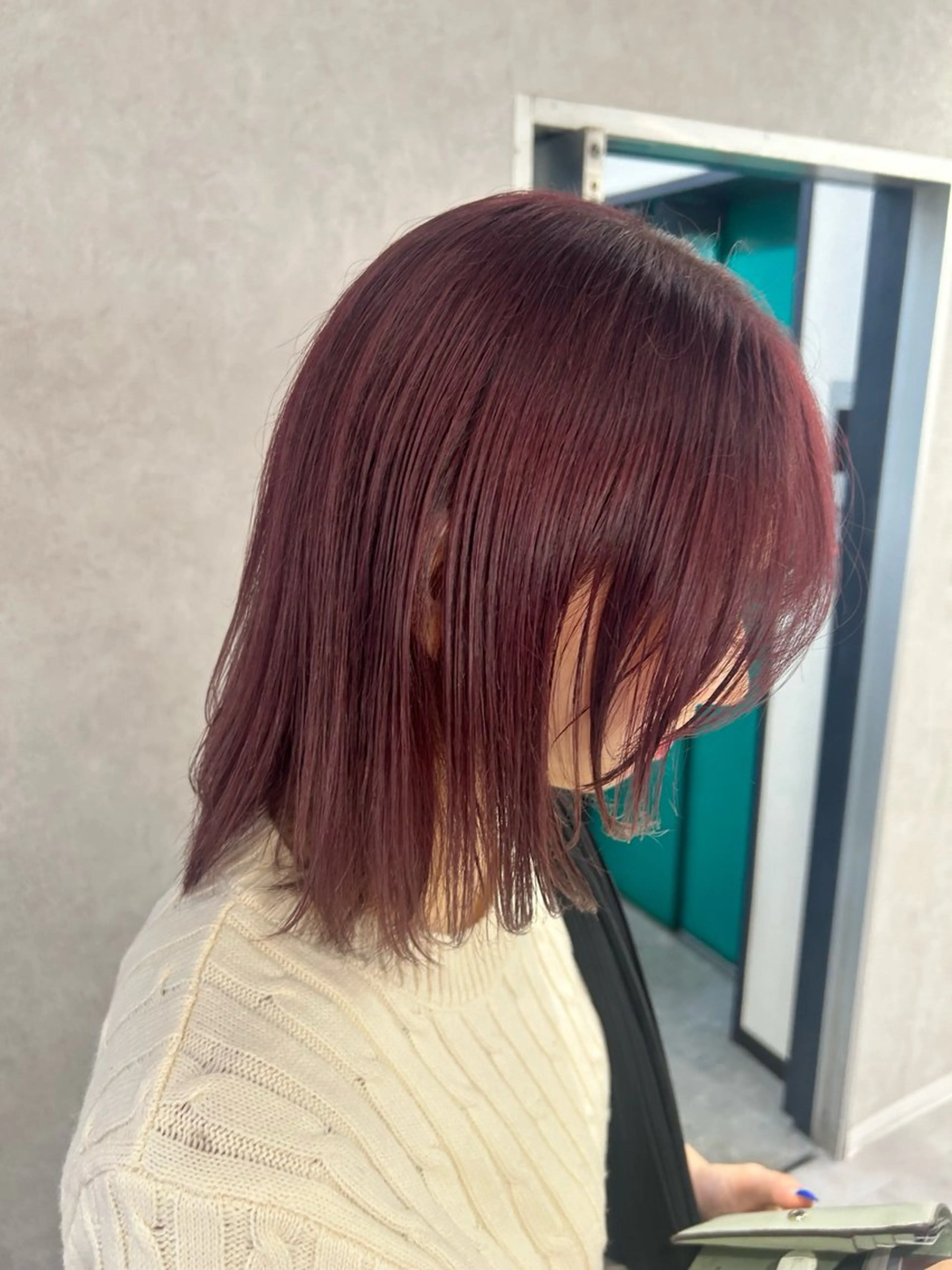 ミディアム ハイトーン・ボブ 🎀/𝐚𝐨𝐢のヘアスタイル