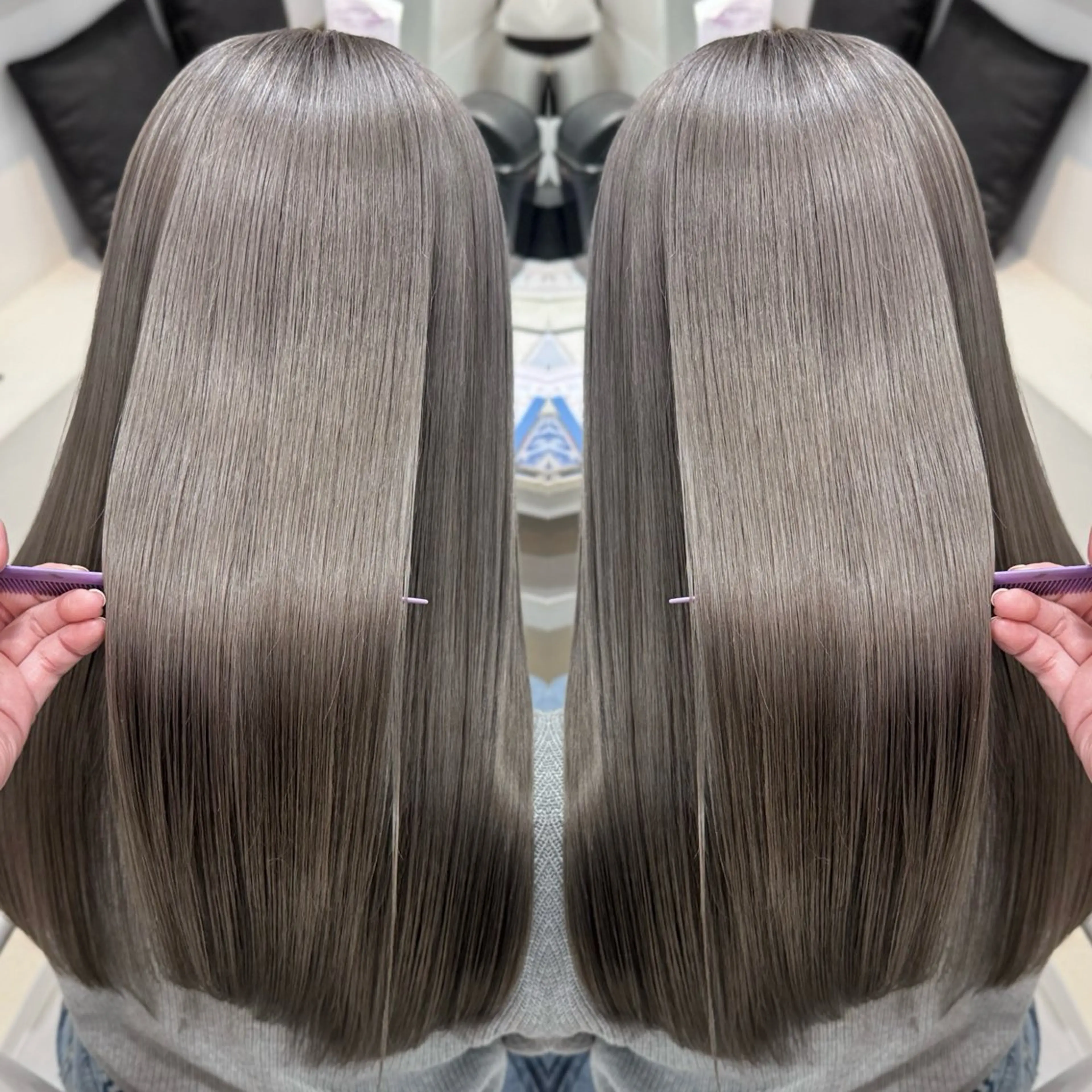 ロング カラー カット ヘアカラー 💎髪質改善特化/ 町田莉彩💎のヘアスタイル