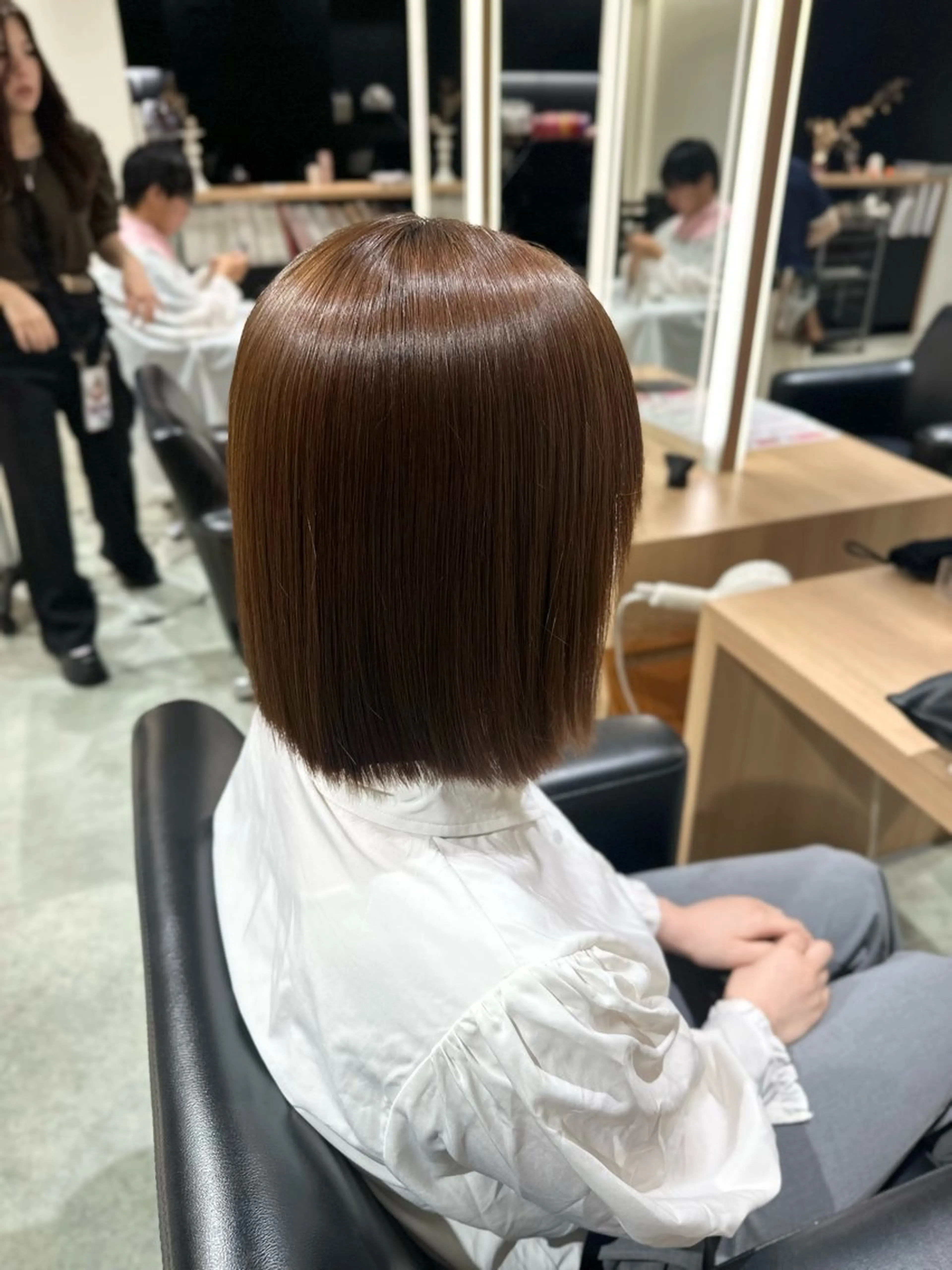 ミディアム 縮毛矯正 🦩Suzuki Kokoro🦩のヘアスタイル