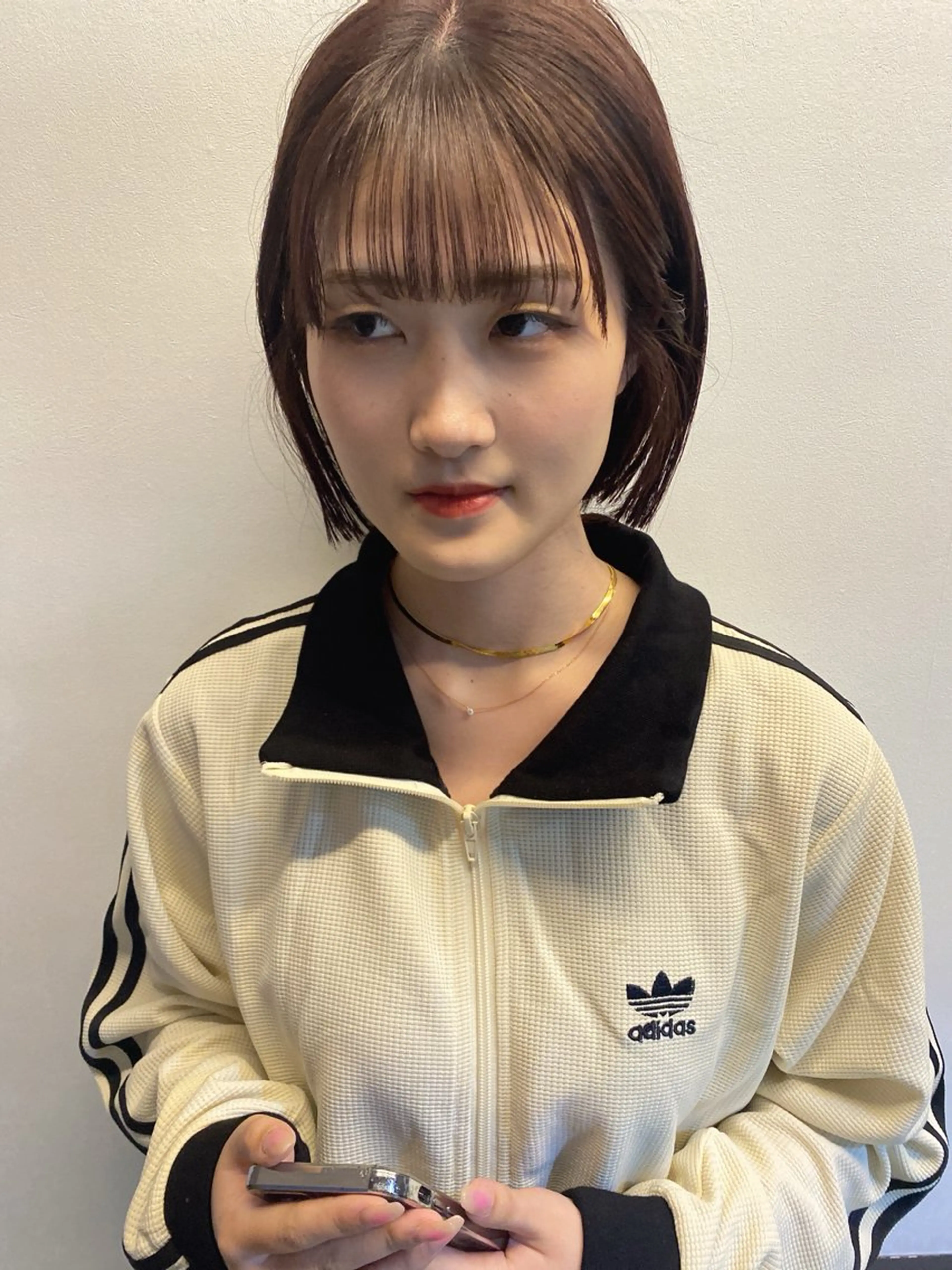 ショート カラー ボブ 広島/ボブ/レイヤー 🌿‬wakabaのヘアスタイル