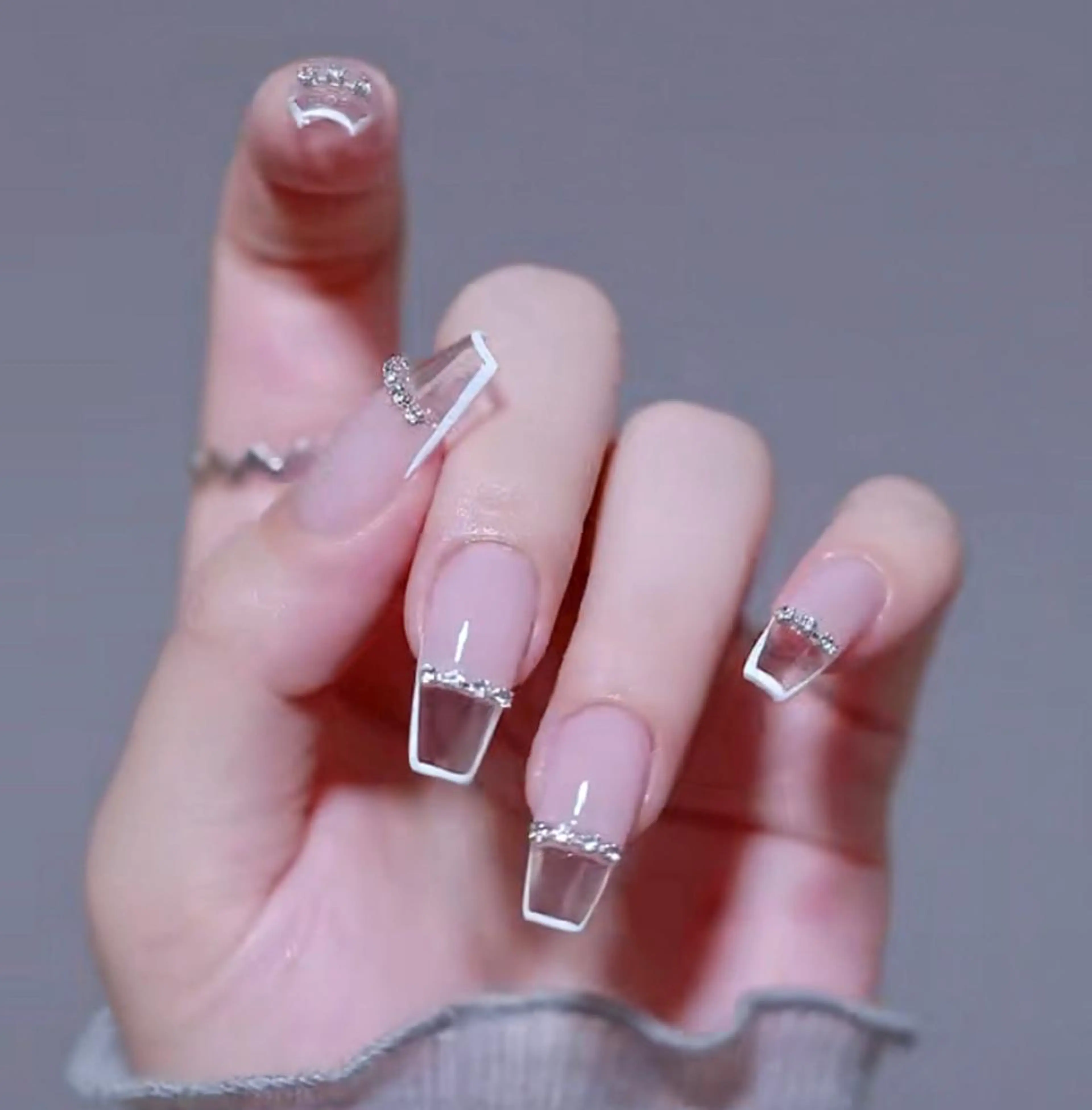 ネイル ハンドネイル 長さだし専門店 M2　rikaのネイルデザイン