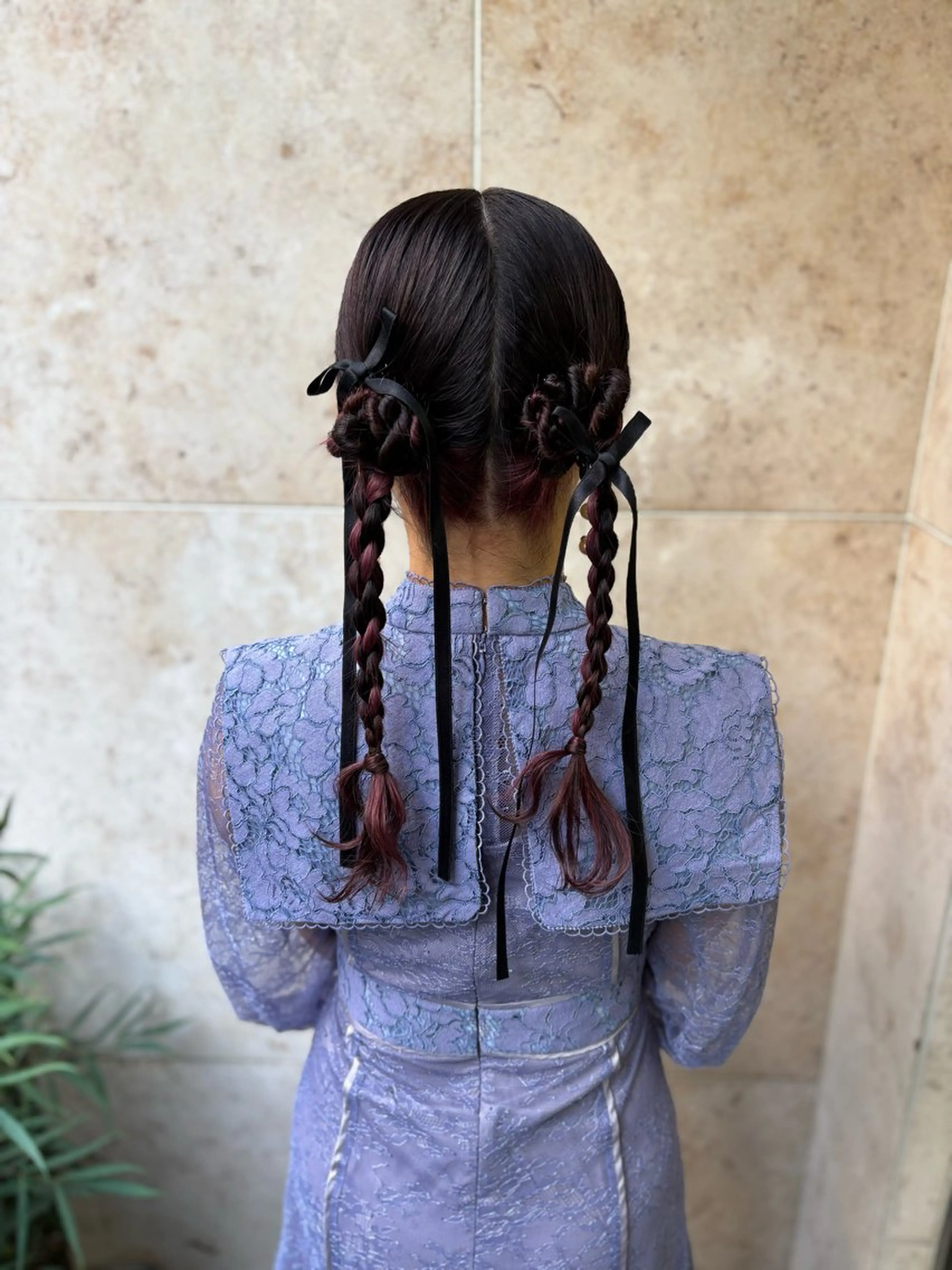 ロング ヘアアレンジ たかや みなみのヘアスタイル