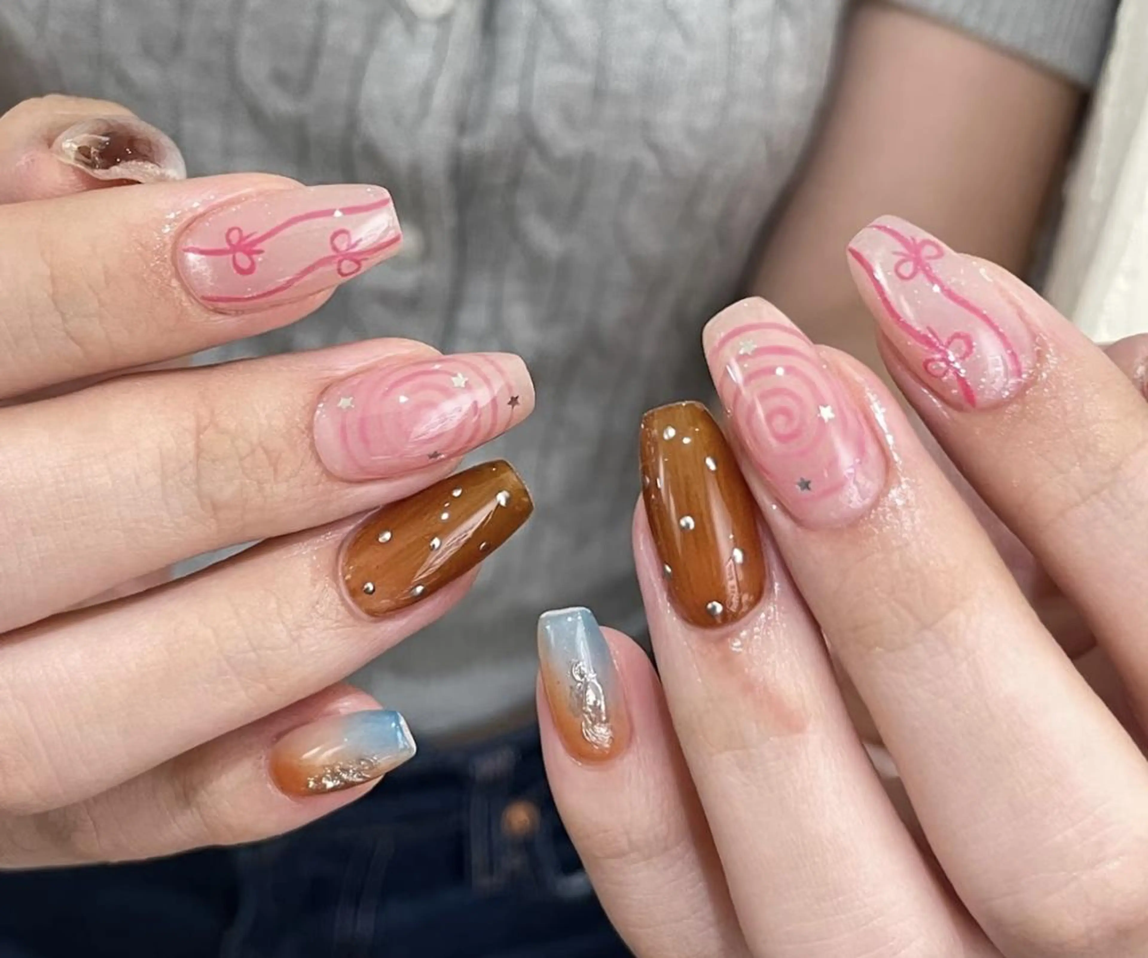 ネイル ハンドネイル 🎀 UU_nailのネイルデザイン