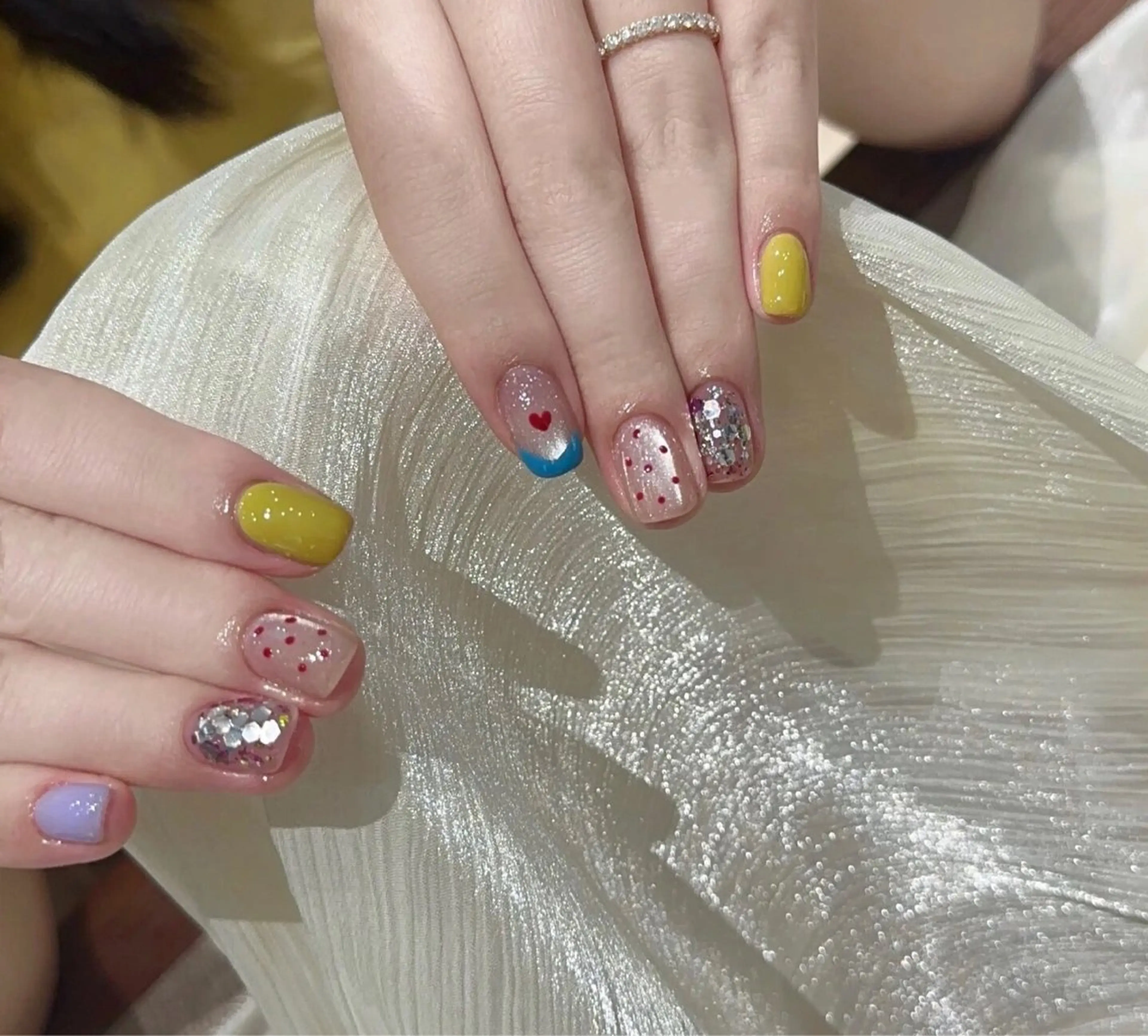 ネイル 春ネイル ハンドネイル 谷口 雪のネイルデザイン