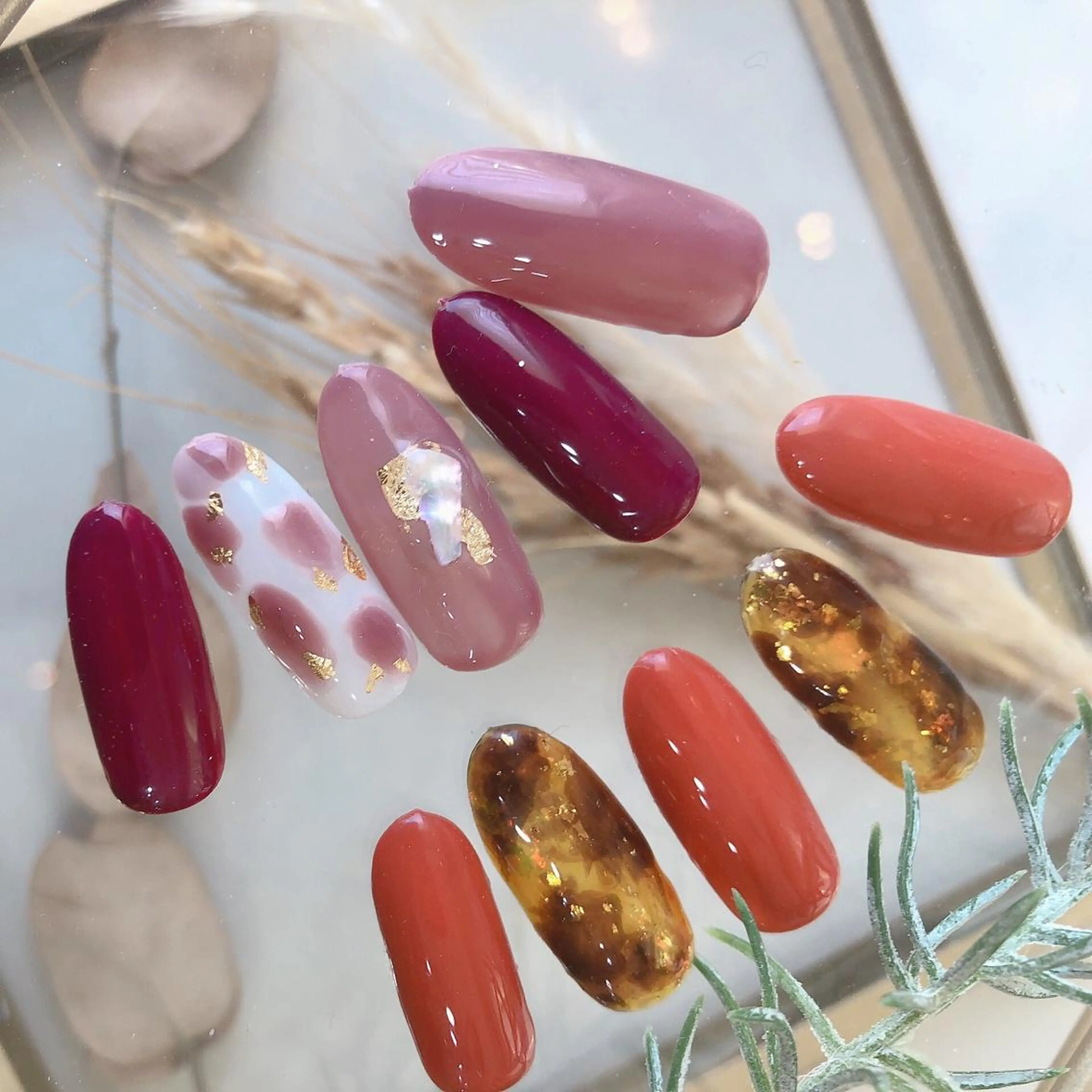 ネイル べっ甲ネイル Likeモデル 募集中のネイルデザイン