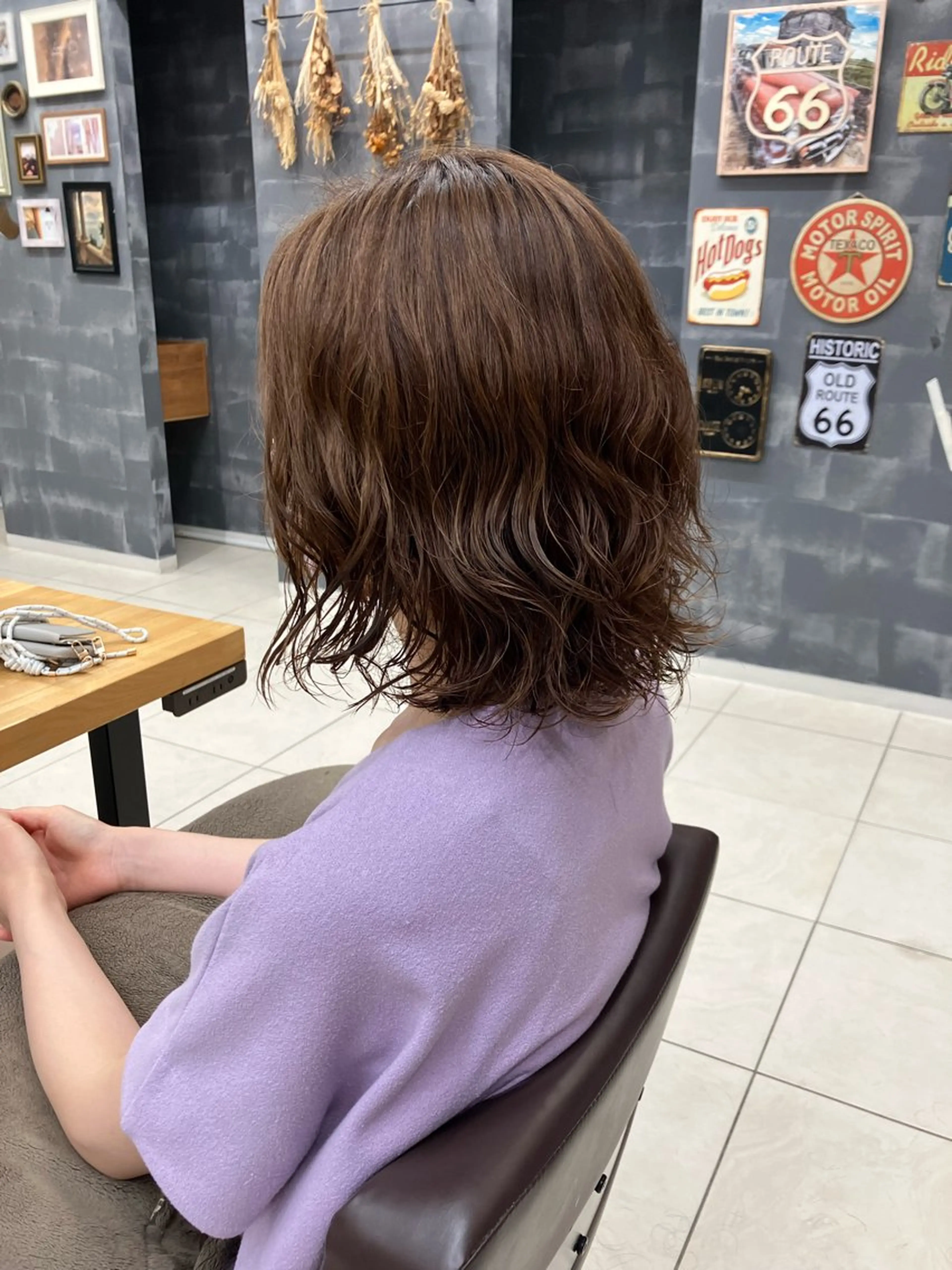 パーマ 🦔Laulu 菅原綾乃のヘアスタイル