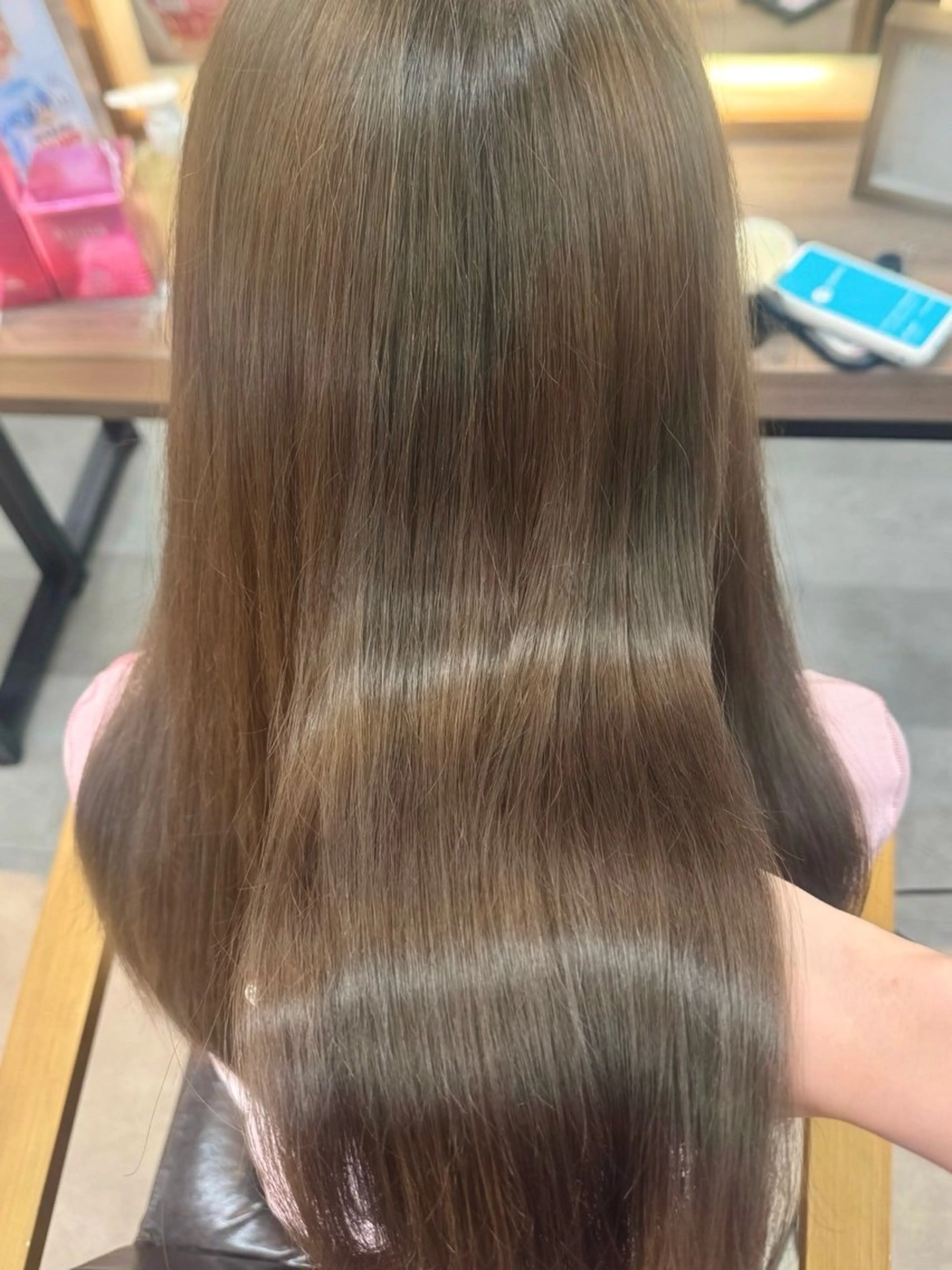 ロング カラー ベージュカラー ブリーチ ブラウンカラー ブラウンベージュ ダブルカラー ヘアカラー 髪質改善/レイヤー/ 🐣kokoro🌸のヘアスタイル