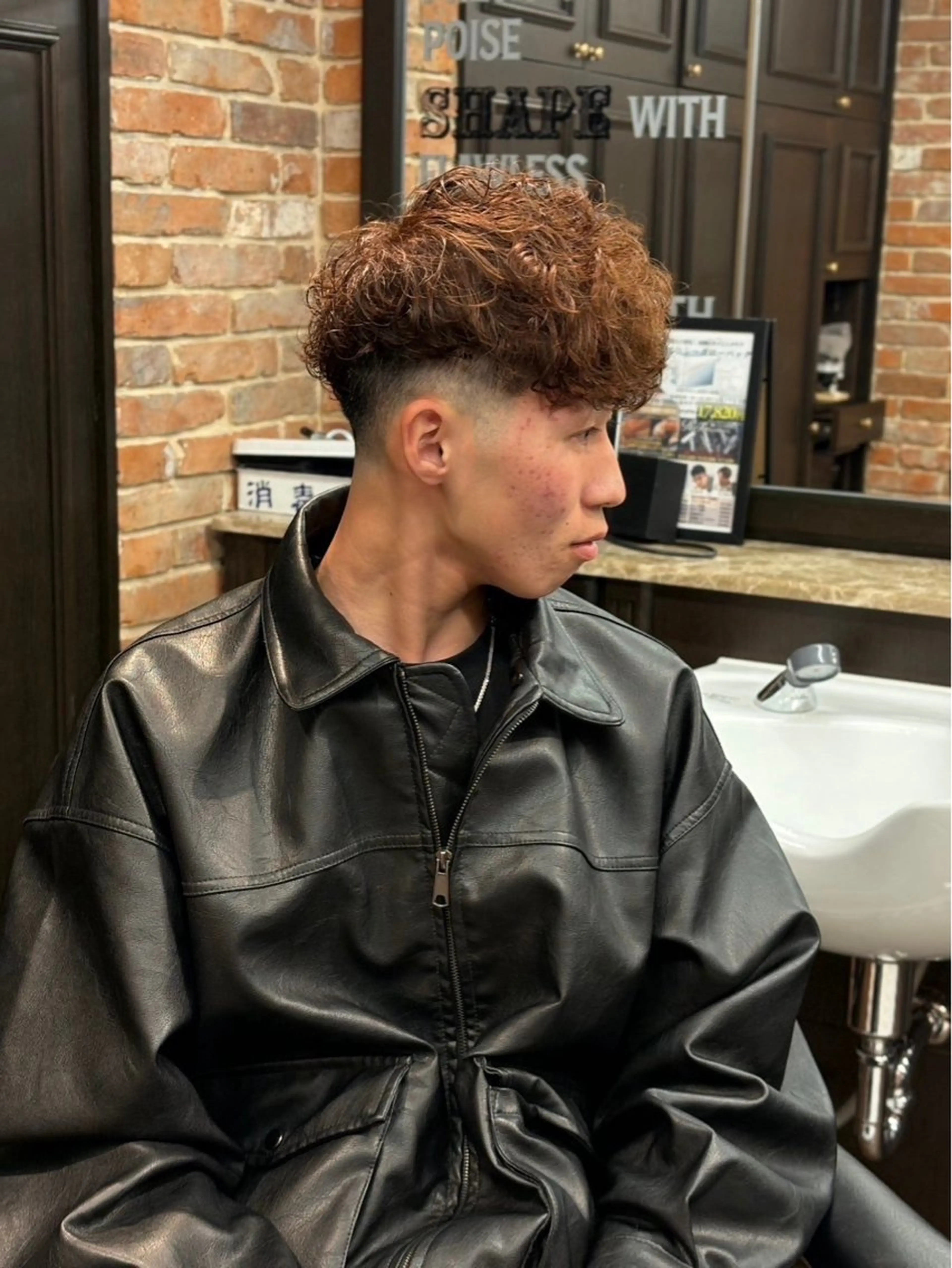 ミディアム 山道 啓介のヘアスタイル