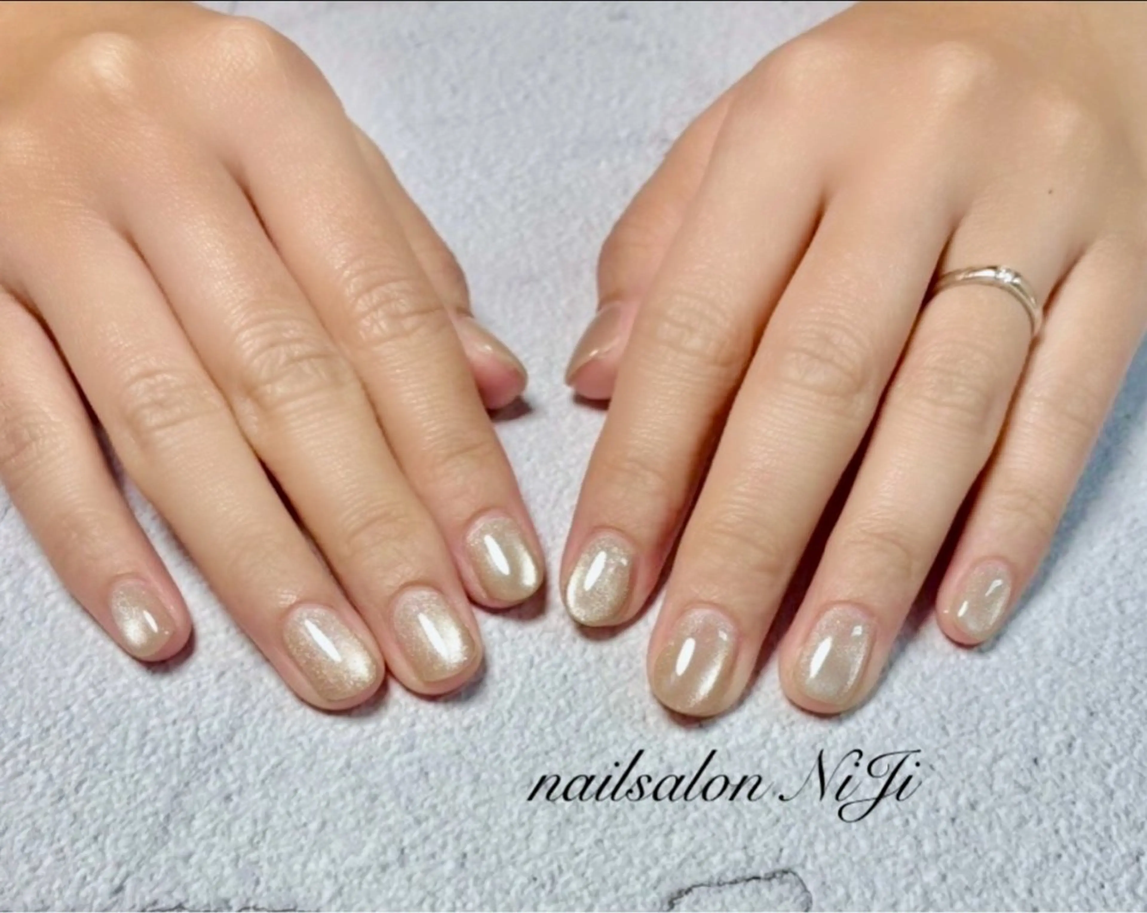 ネイル キラキラネイル マグネットネイル ハンドネイル nailsalon N iＪｉのネイルデザイン