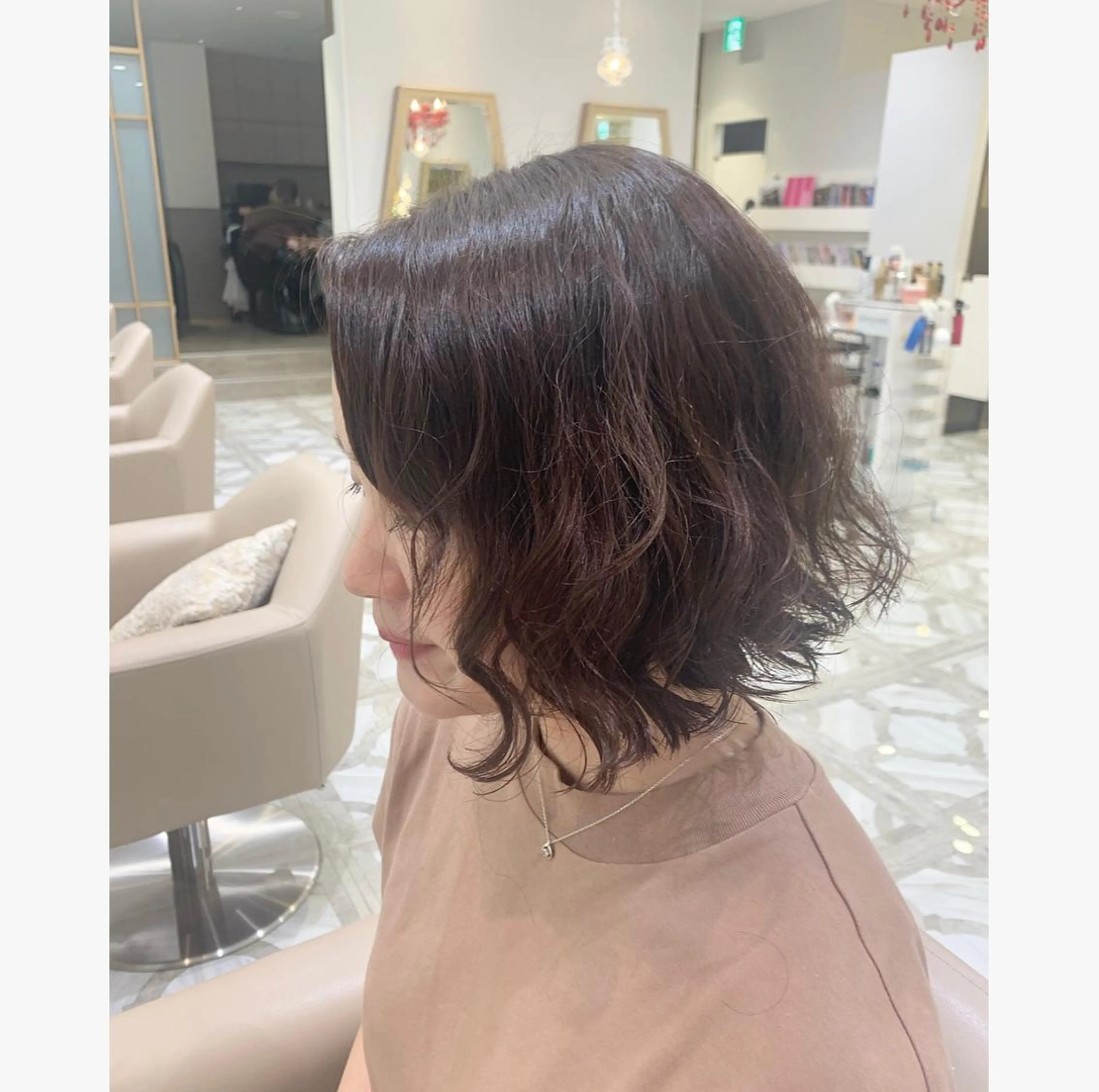 ショート カット パーマ トリートメント 💙美髪救世主💙 関華蓮のヘアスタイル