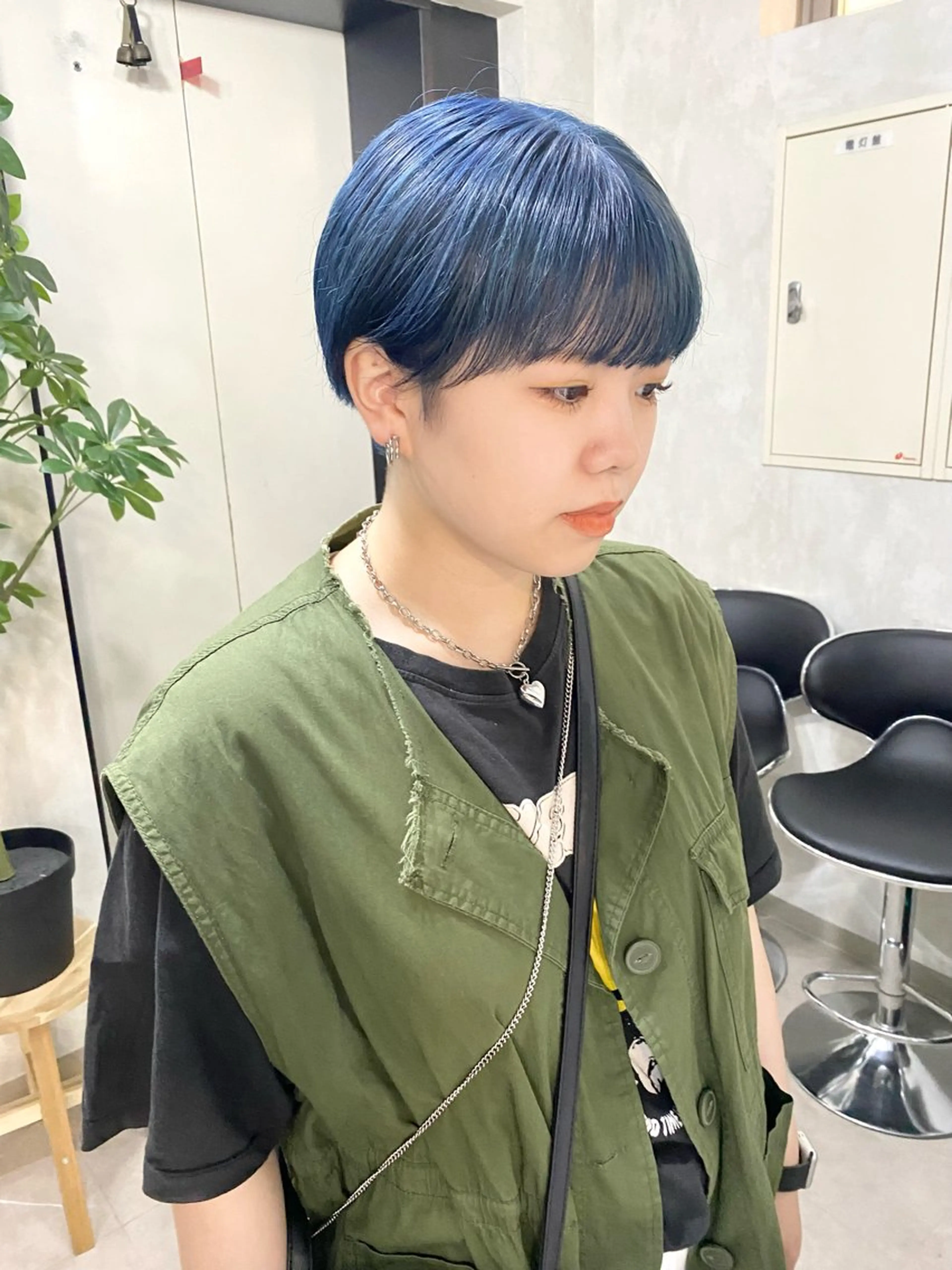 ショート カラー カット ヘアカラー トリートメント 🟩くすみカラー/ボ ブ/ショート/大司のヘアスタイル