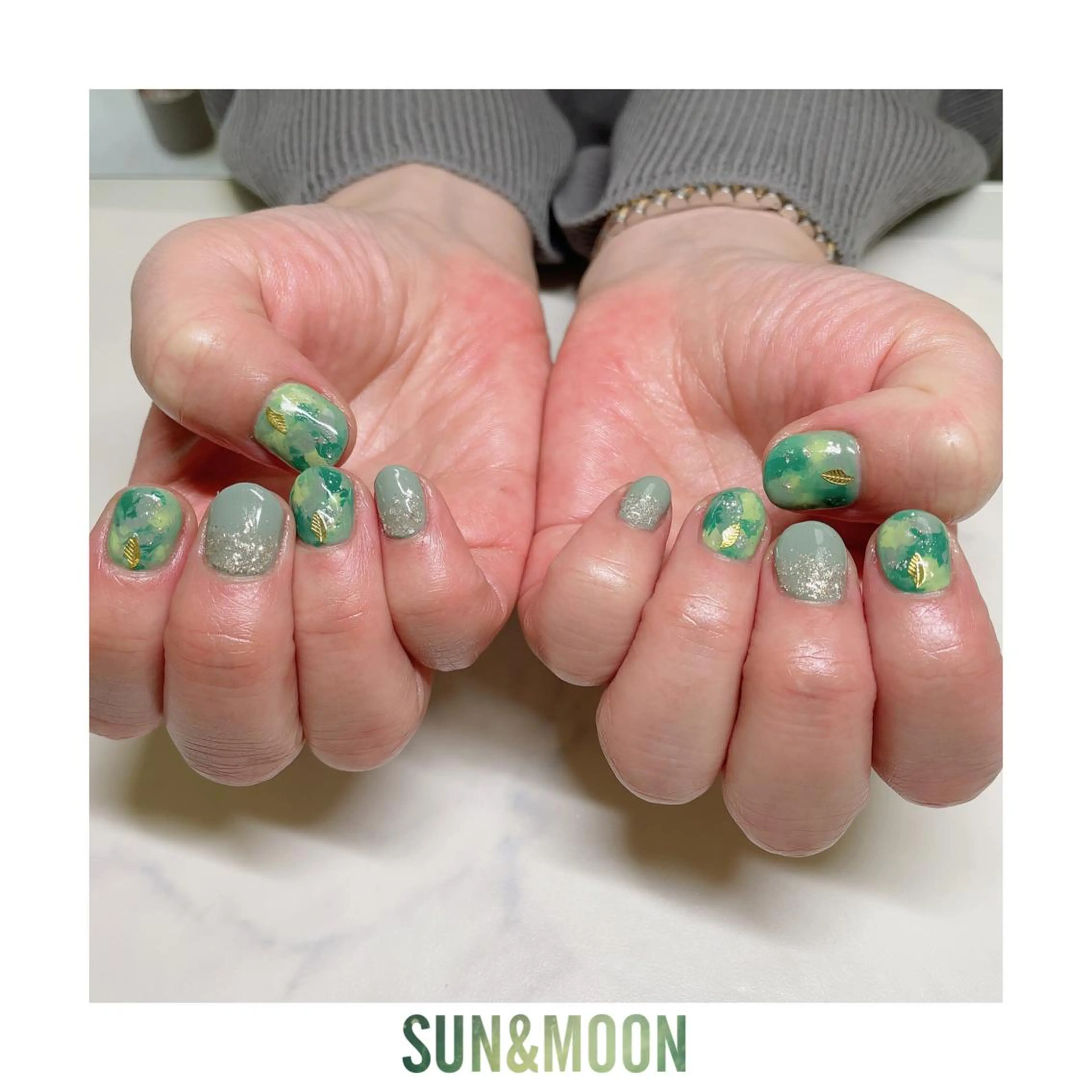 ネイル SUN&MOON REOのネイルデザイン
