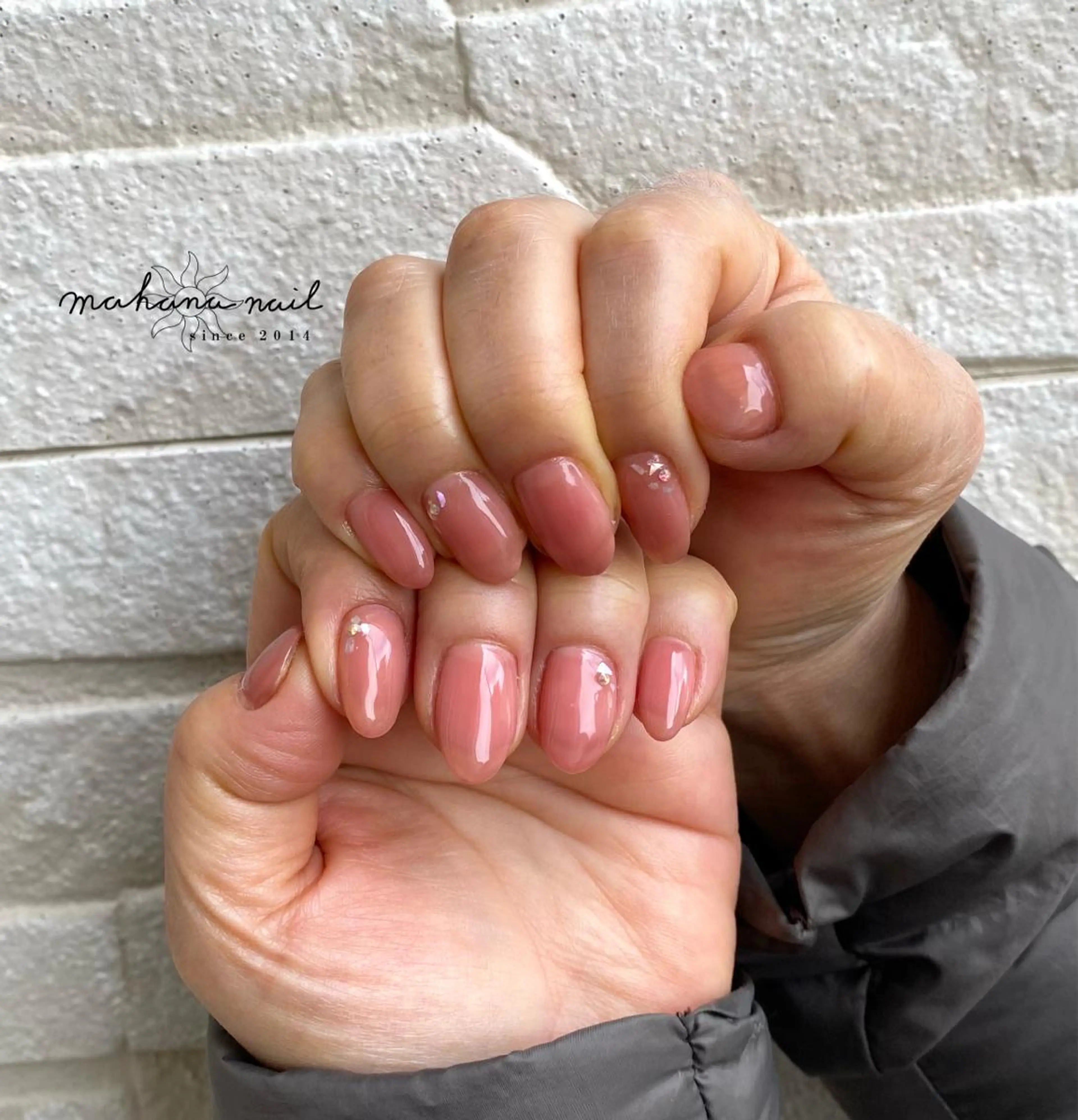 ネイル ワンカラーネイル mahana nailのネイルデザイン