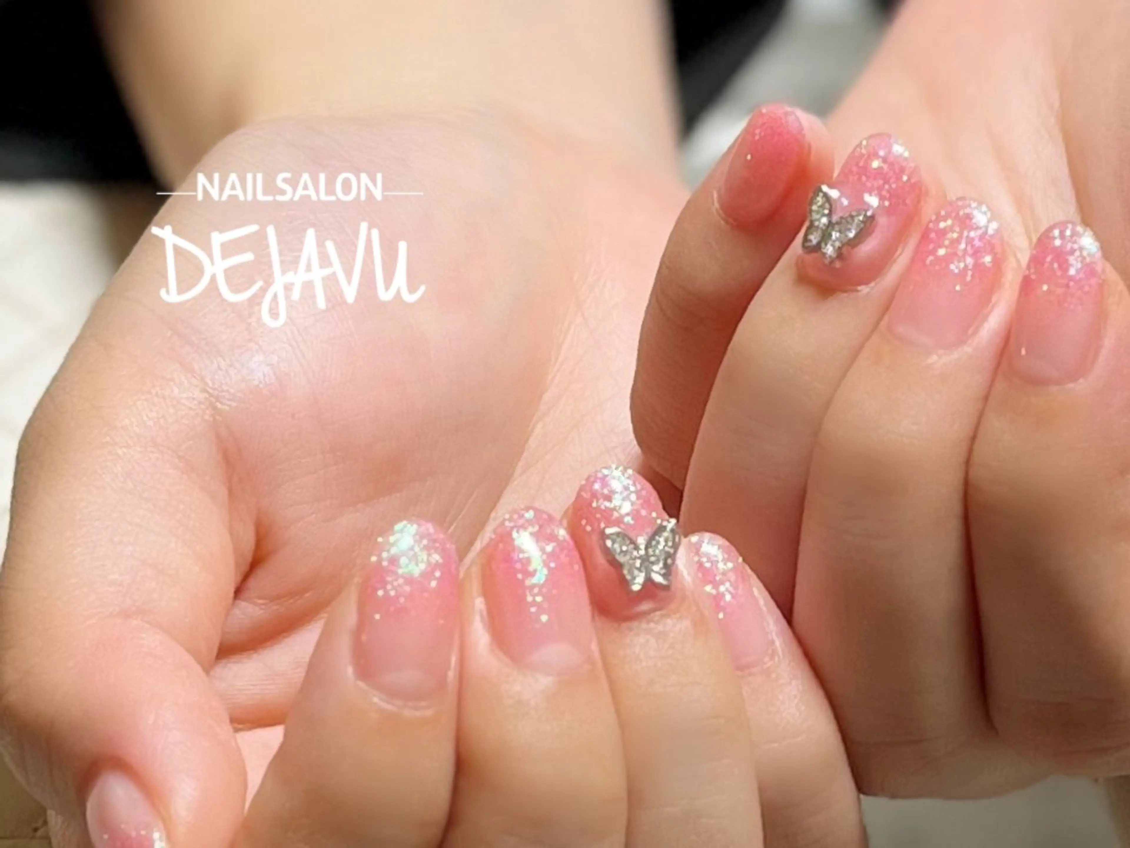 ネイル ラメ(グリッター) ラメグラデーション ハンドネイル Nail salon Dejavu 🌿のネイルデザイン