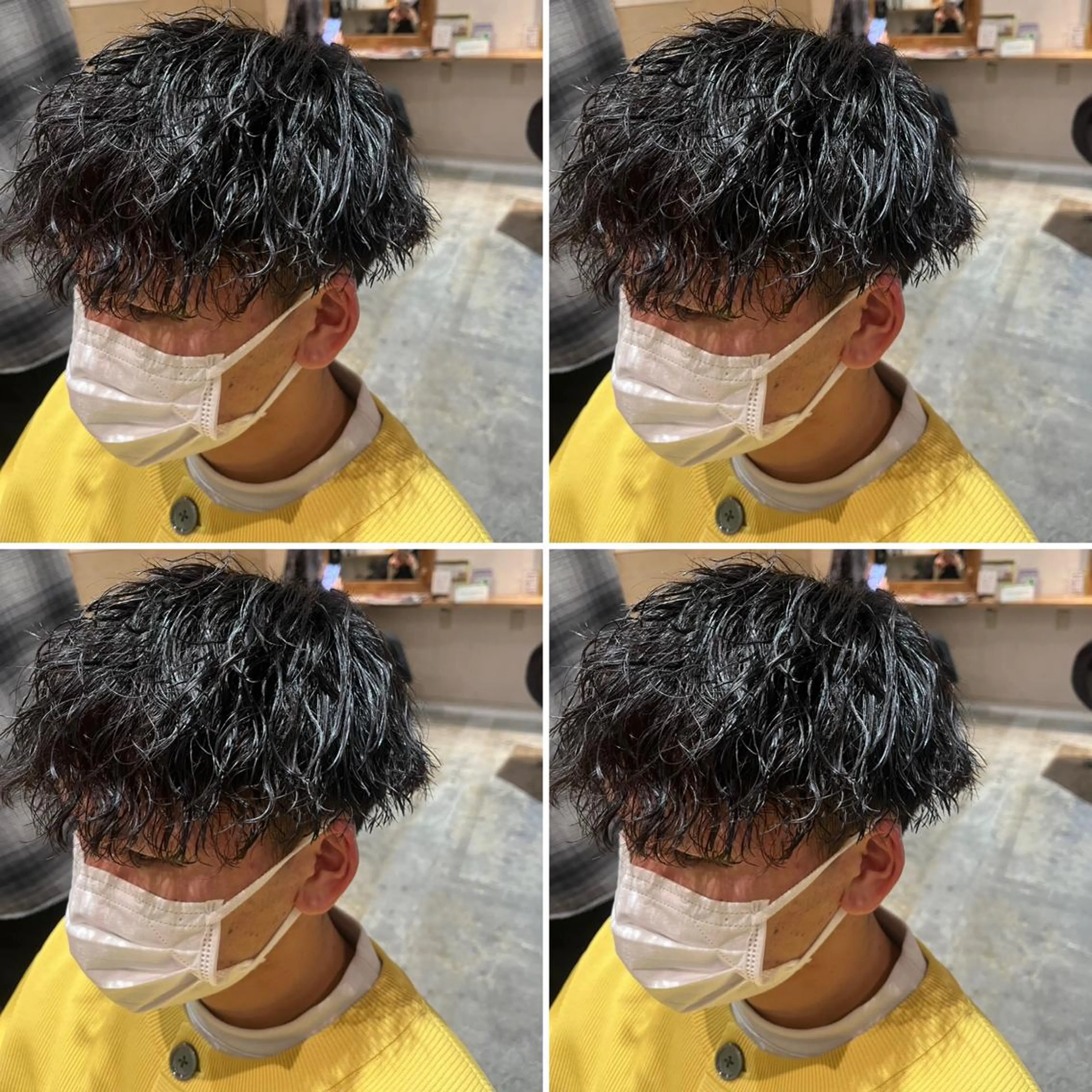 パーマ メンズ カット パーマ トリートメント ヘアセット 💈メンズパーマ特化 店長望月謙二郎💈のヘアスタイル
