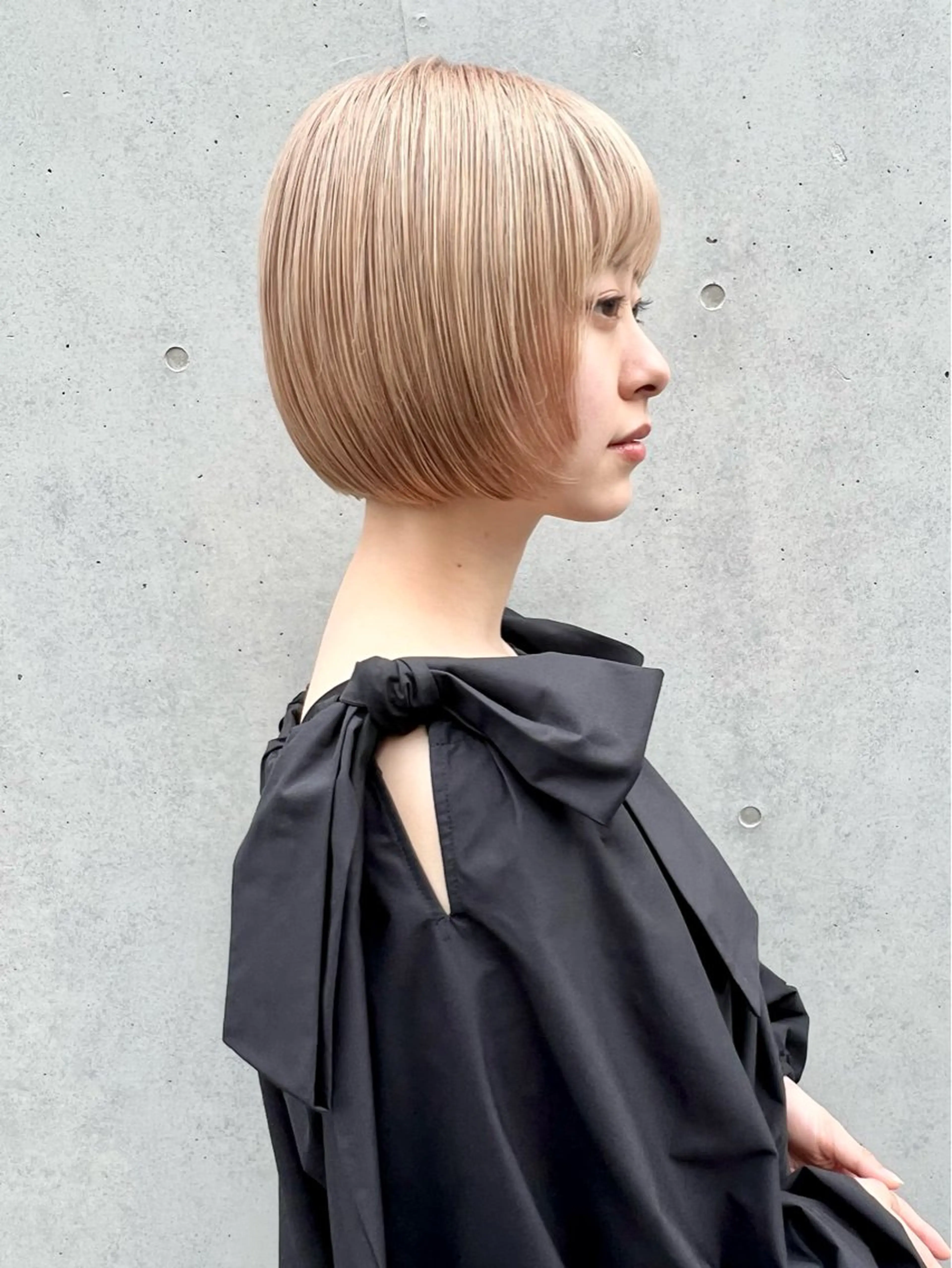 ショート 顔周りカット レイヤーカット 京谷 宥のヘアスタイル