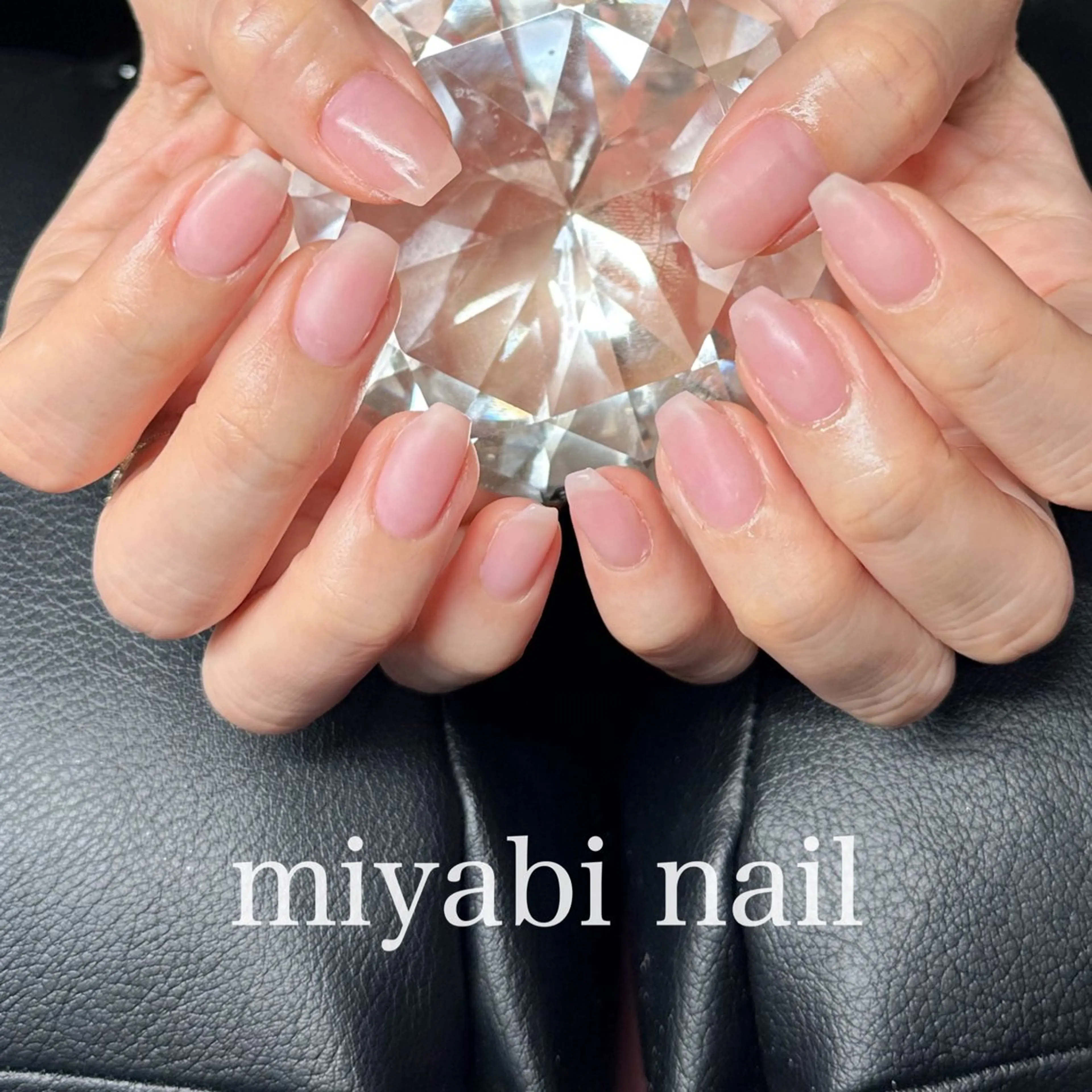 ネイル ジェルネイル マットネイル 持ち込み オフィスネイル ピンク ハンドネイル miyabi nail 桂川駅近くのネイルデザイン