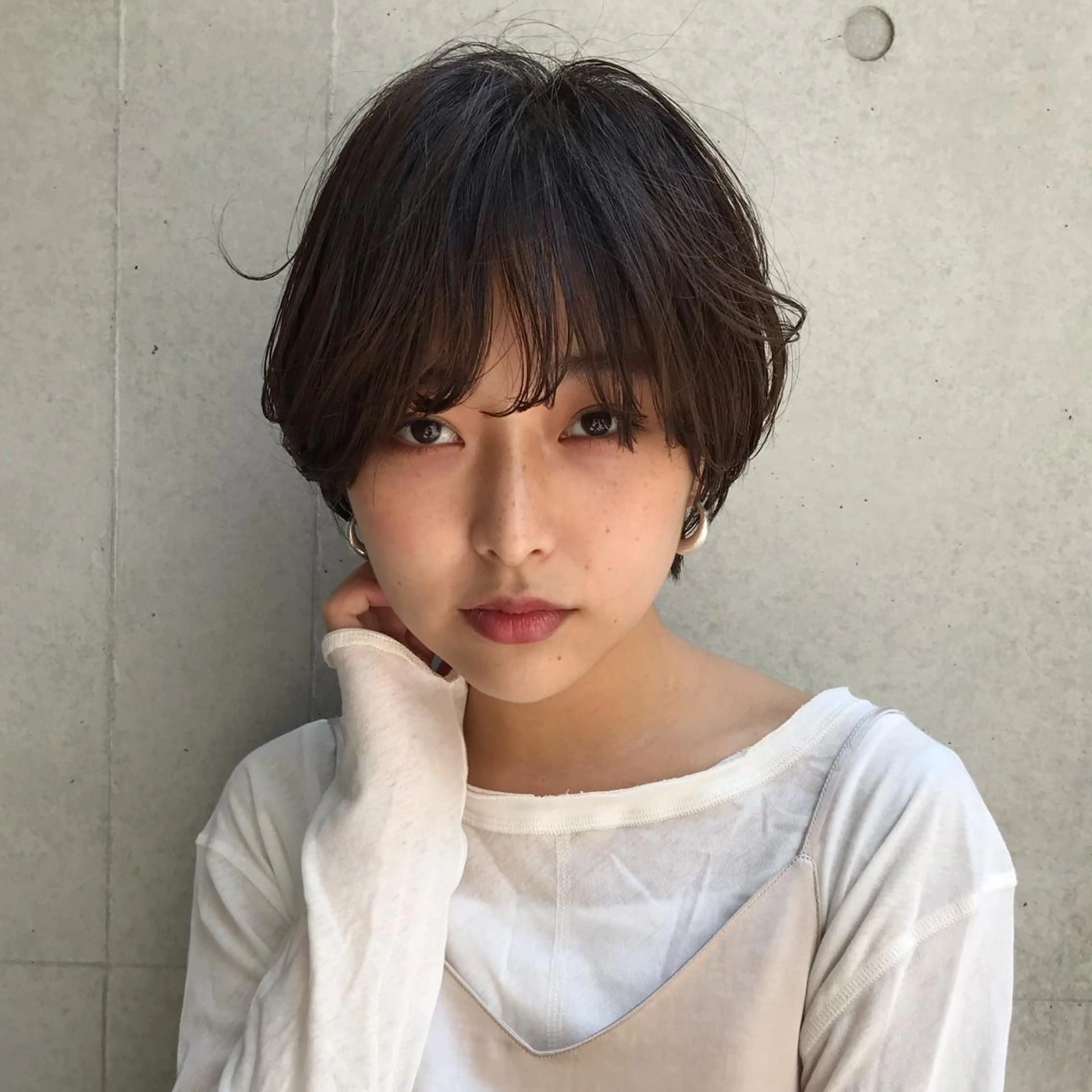 ショート ショートボブ ボブ ショートヘア レイヤー/大人ボブ 渡邉【日吉美容室】のヘアスタイル