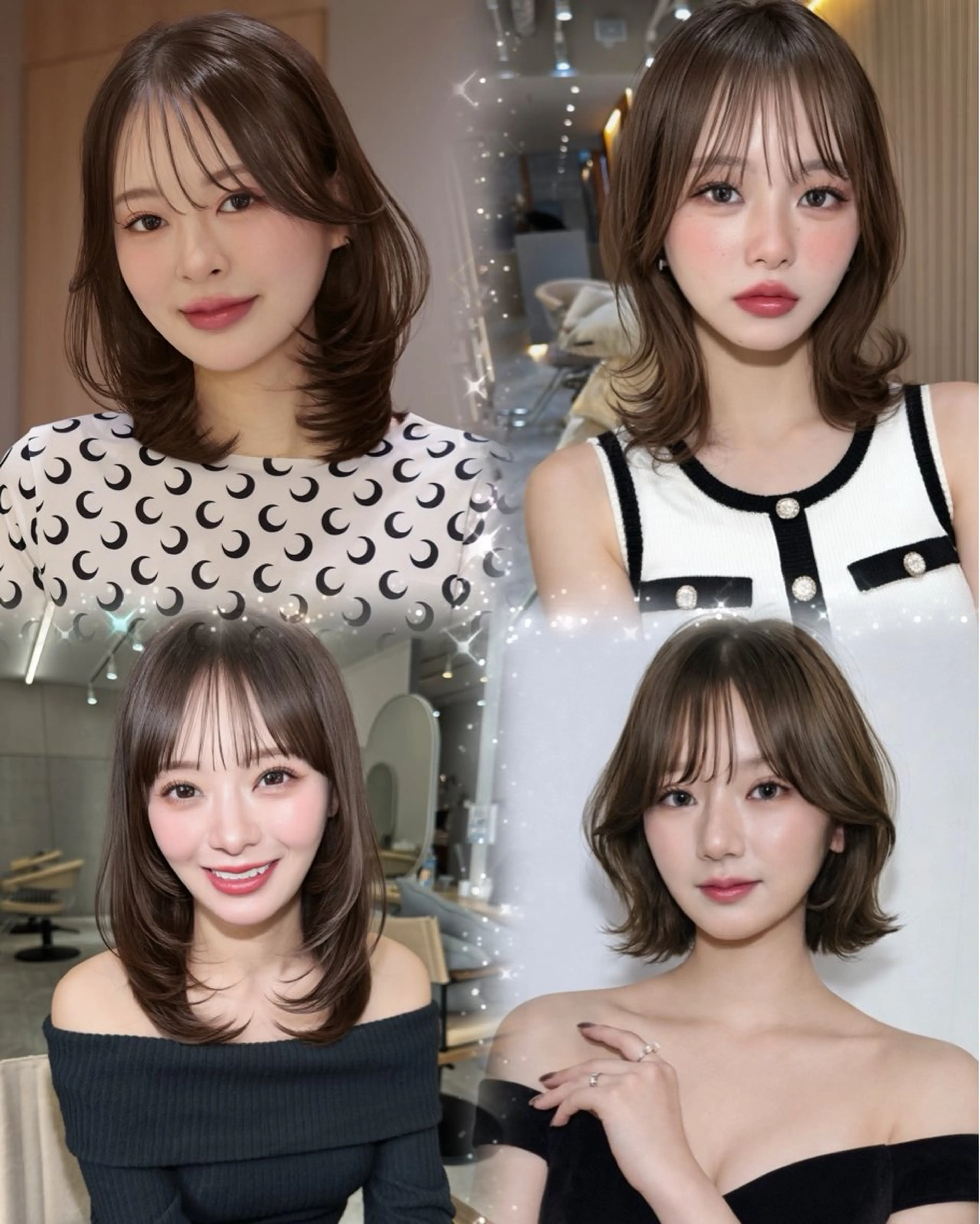 ショート カット ヘアカラー トリートメント じょー／ボブ カット/白髪ぼかしのヘアスタイル