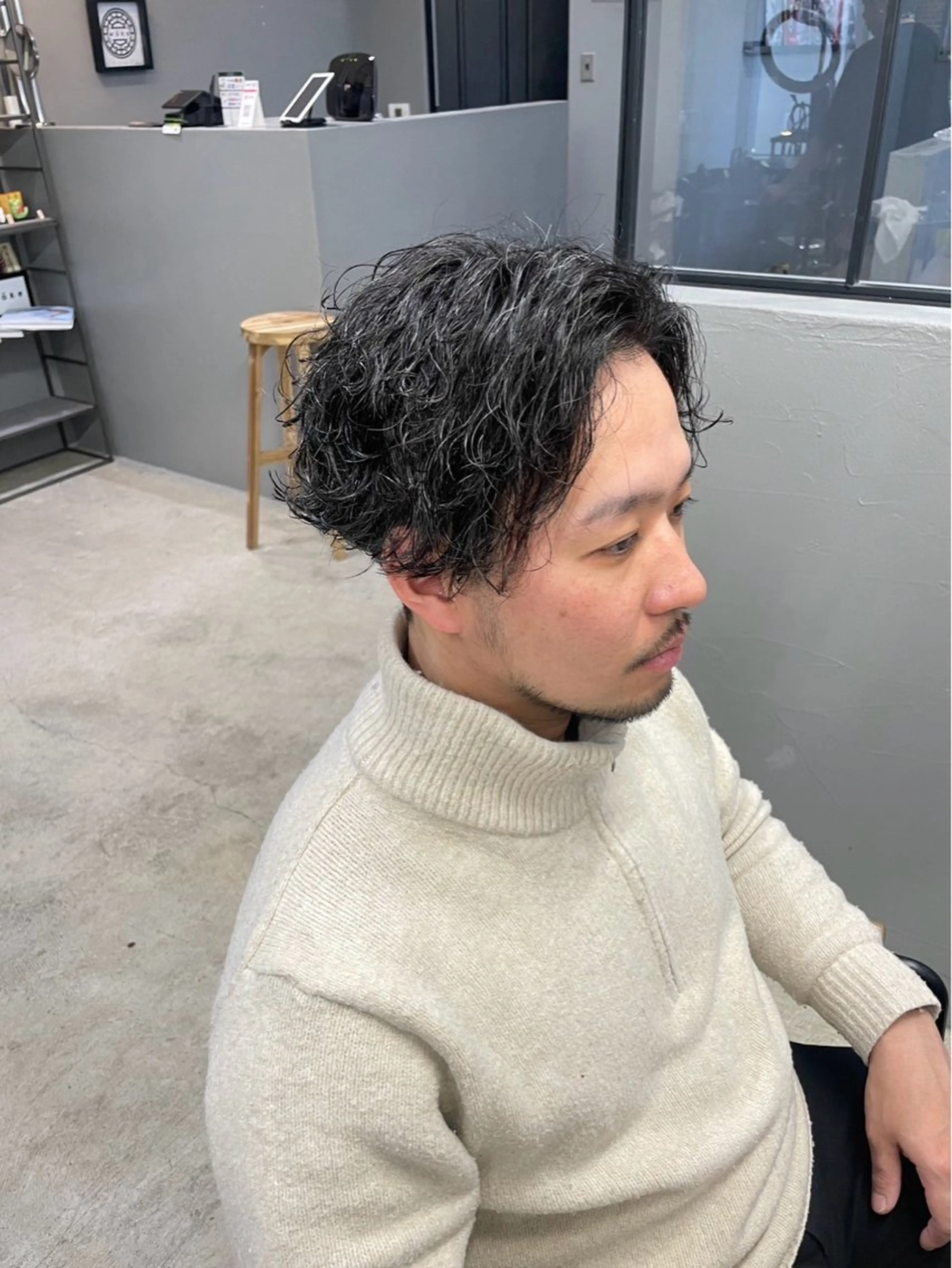 ショート パーマ メンズ メンズ専門サロン wokeのヘアスタイル