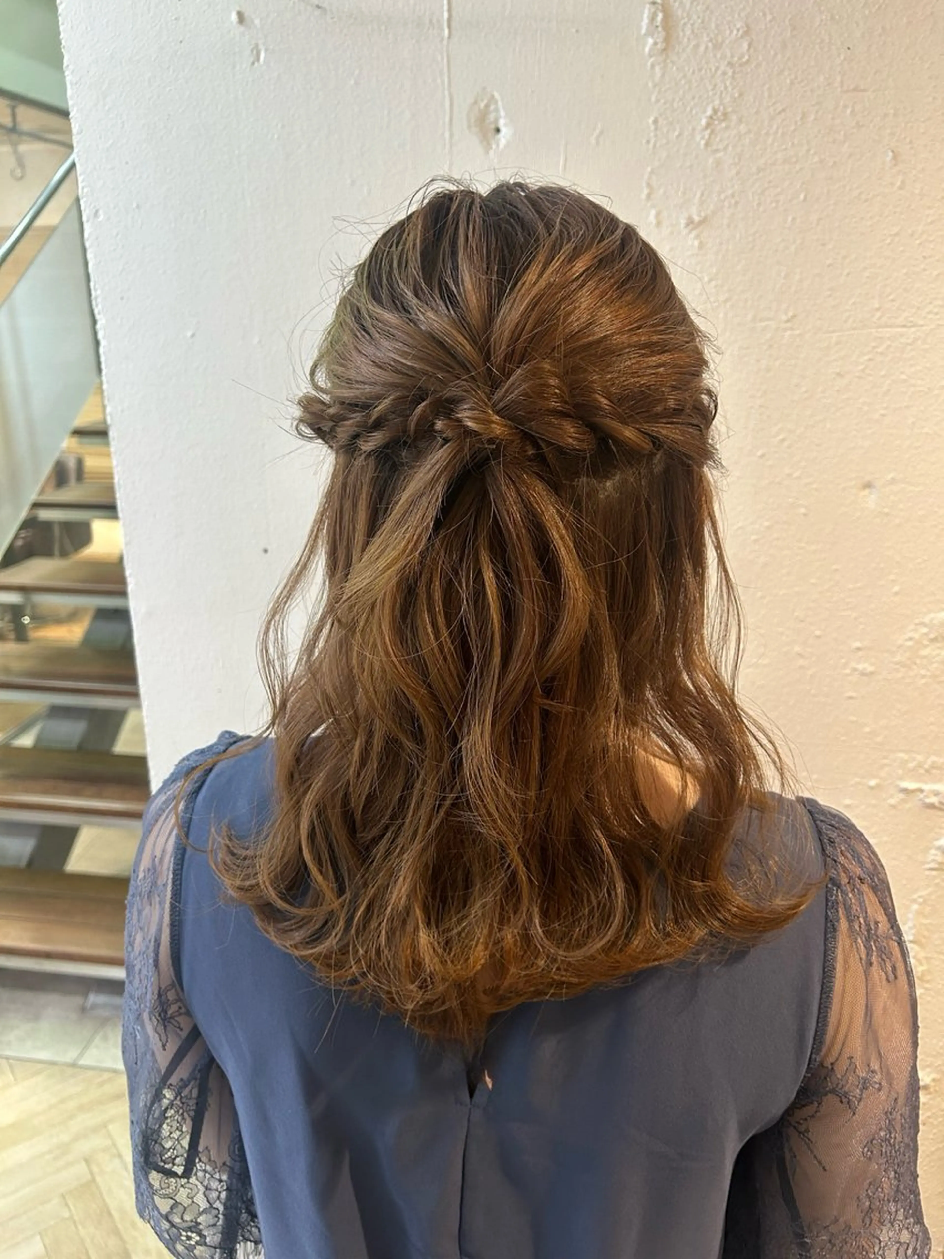 ヘアアレンジ ハーフアップ 艶カラー🌸アレンジ 🌹Sally🕊️のその他イメージ