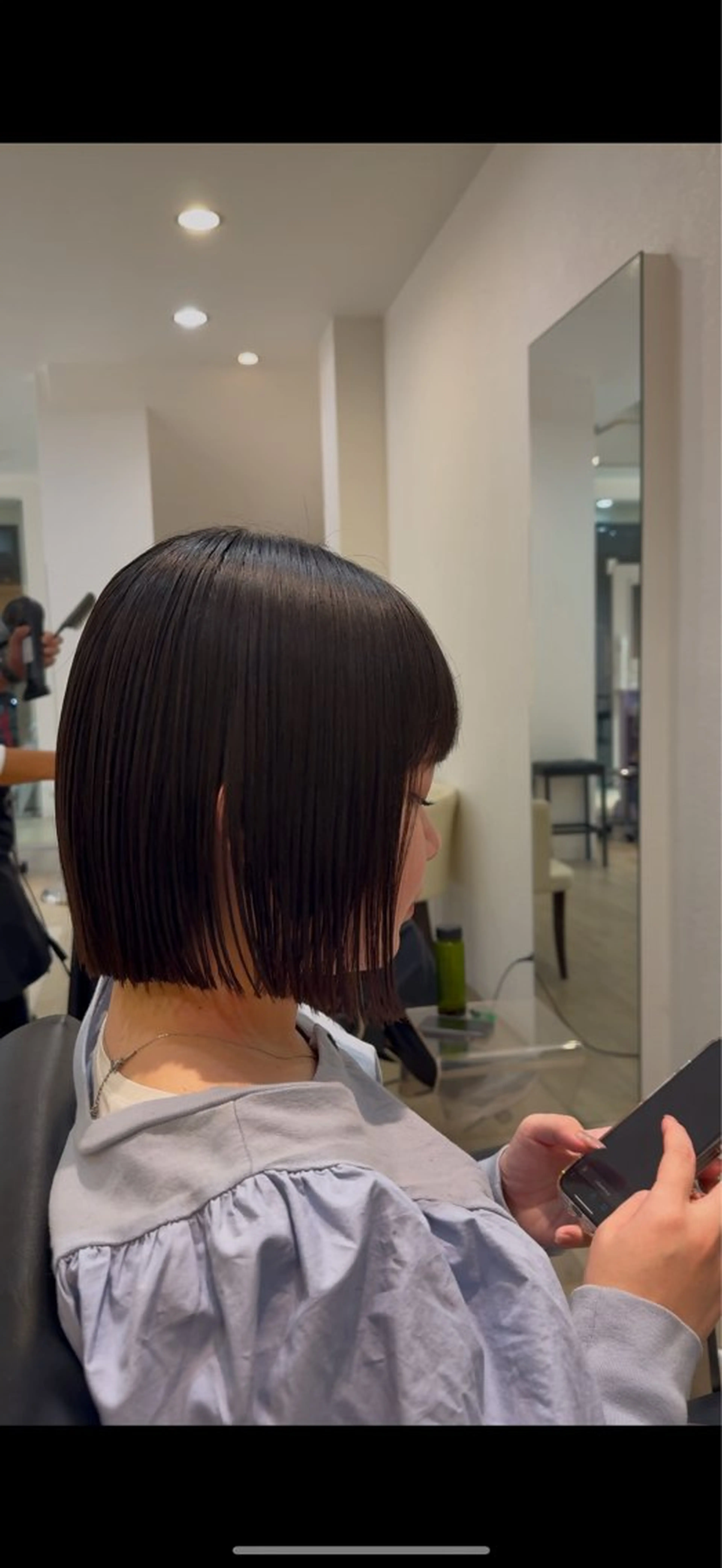 ショート 切りっぱなしボブ ボブ [Tidehair] Riruのヘアスタイル