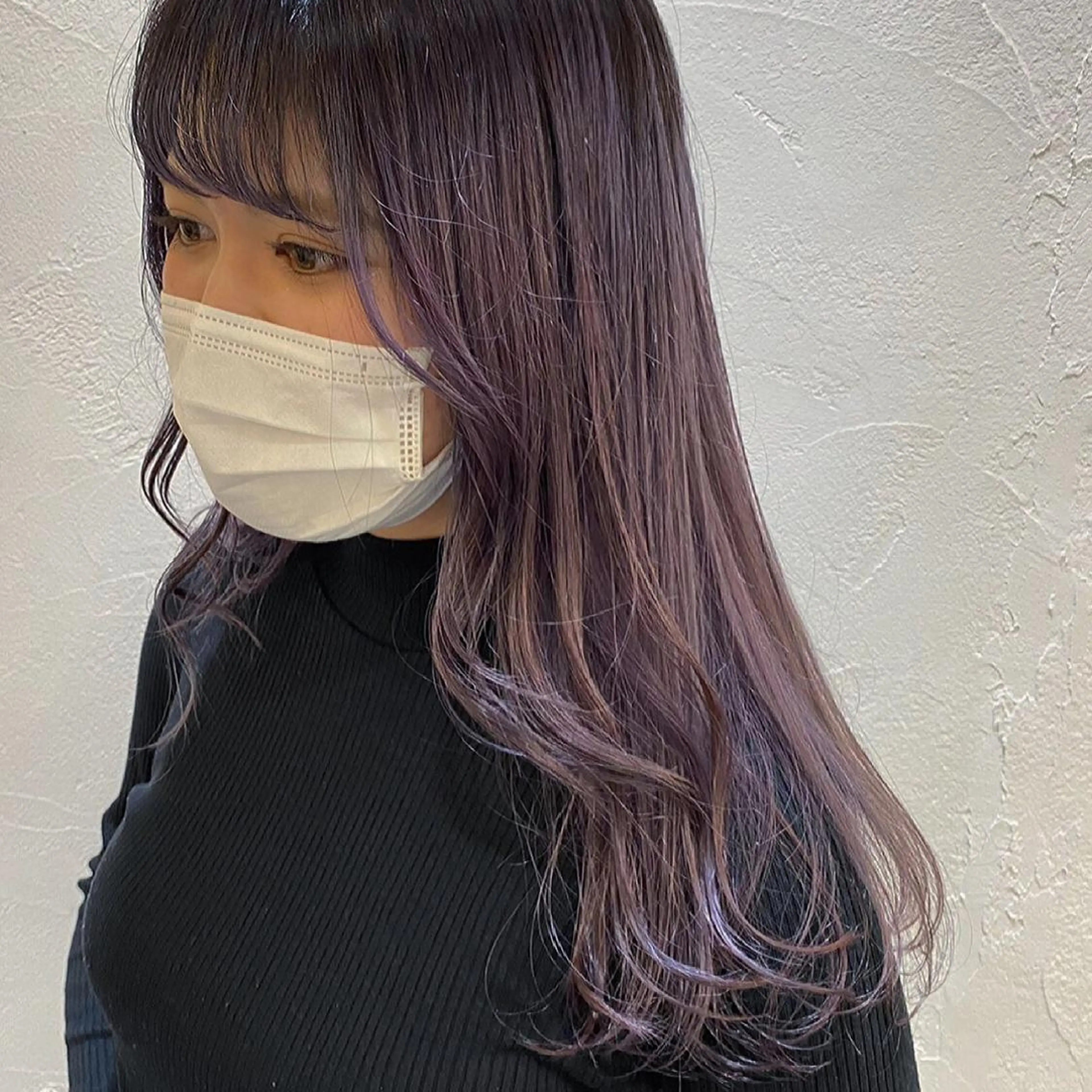 ロング カラー 伊藤ゆかり/髪質改善 /透明感カラーのヘアスタイル