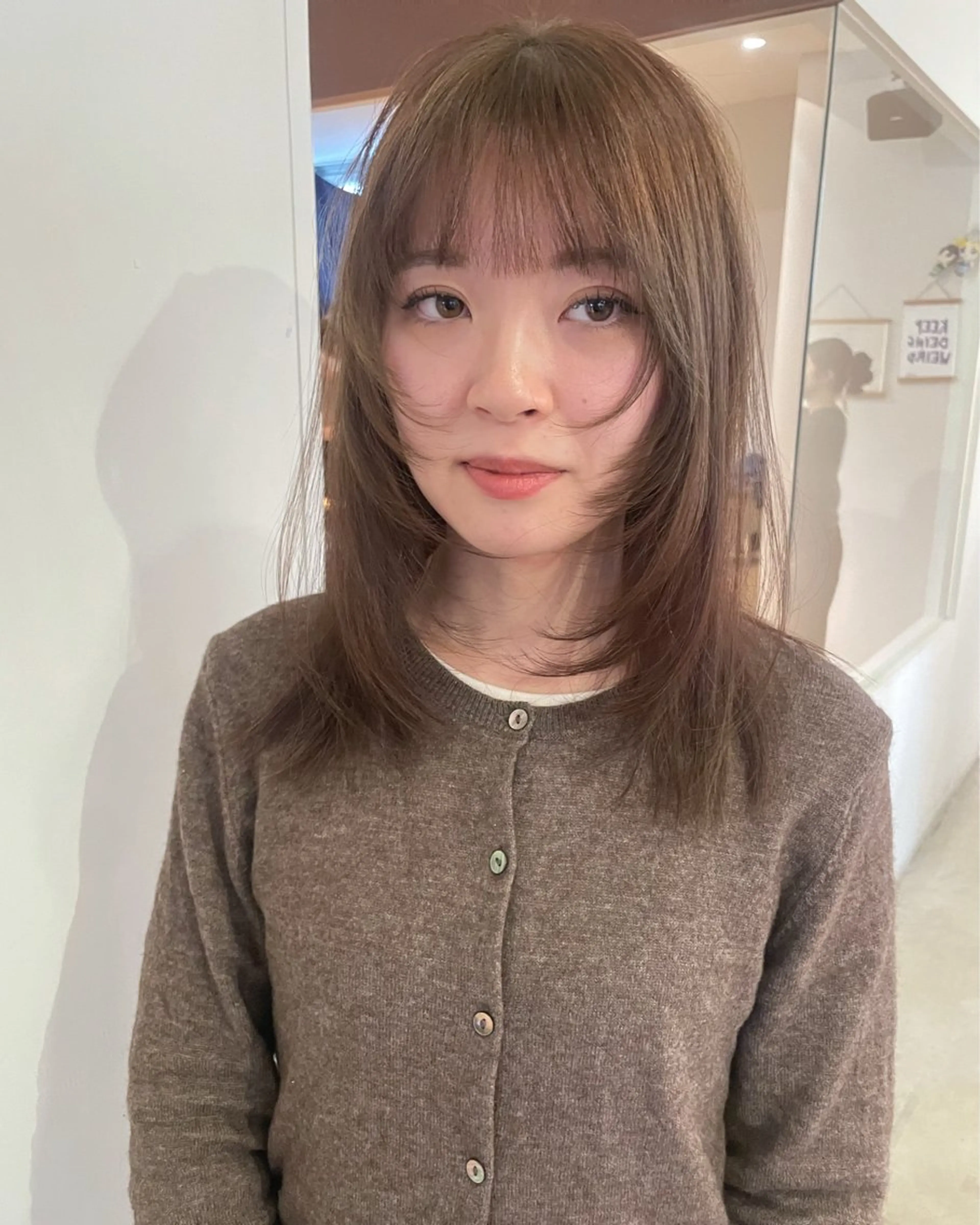 セミロング カラー sachi / tsunaguのヘアスタイル