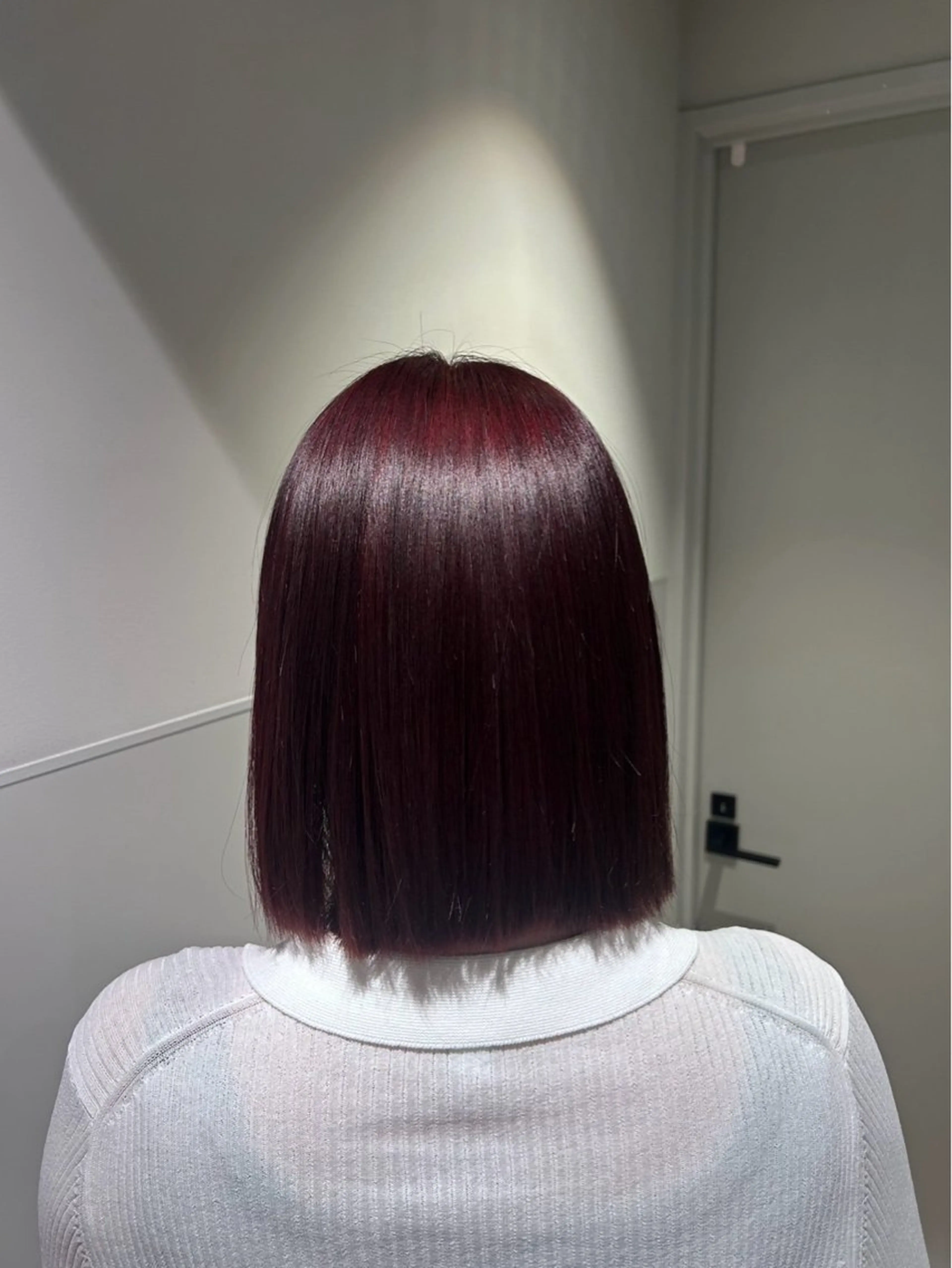 ミディアム カラー メンズカット パーマ飯野友喜のヘアスタイル