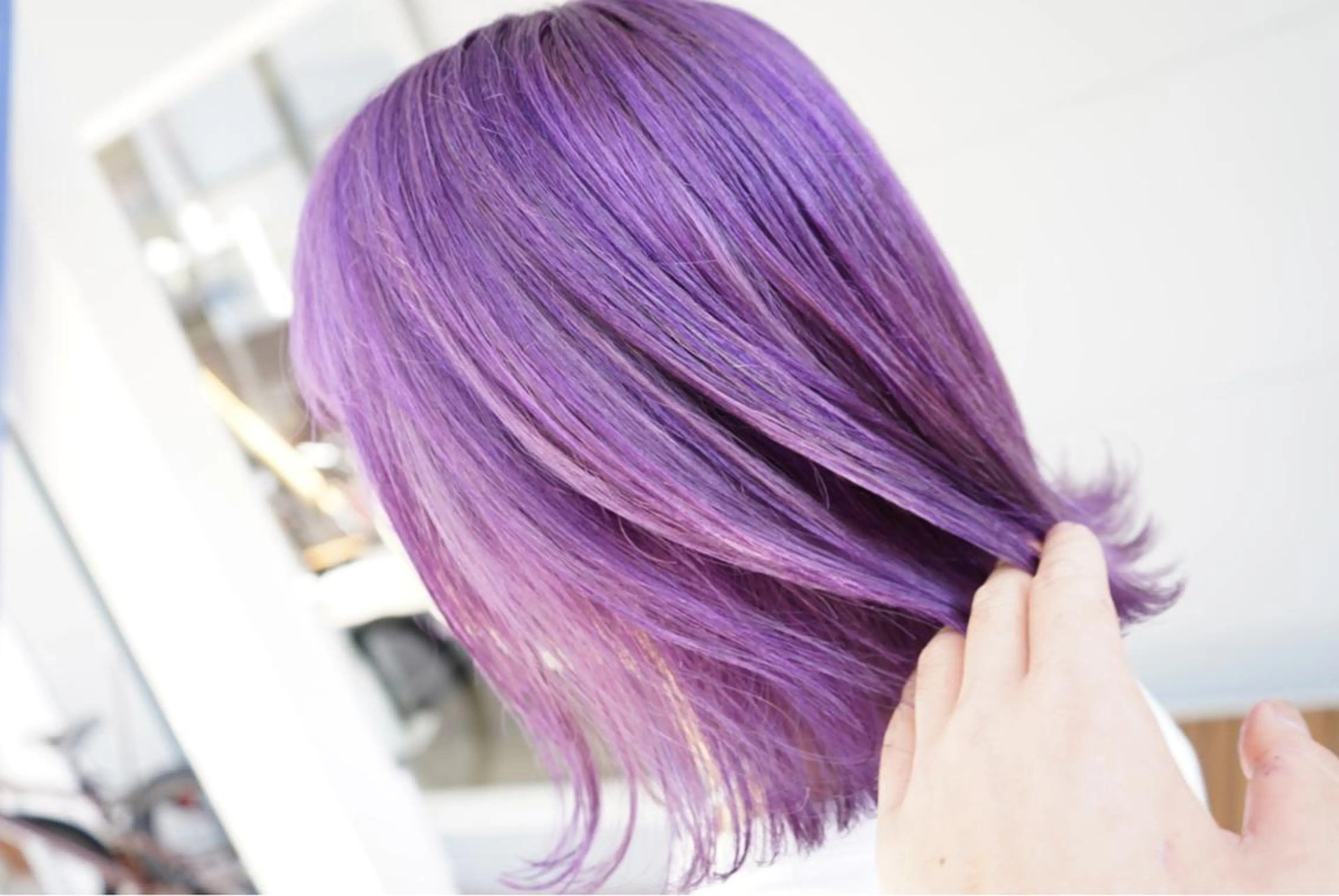 ミディアム カラー ヘアアレンジ ヘアカラー トリートメント lani ブリーチ /ダブルカラーのヘアスタイル