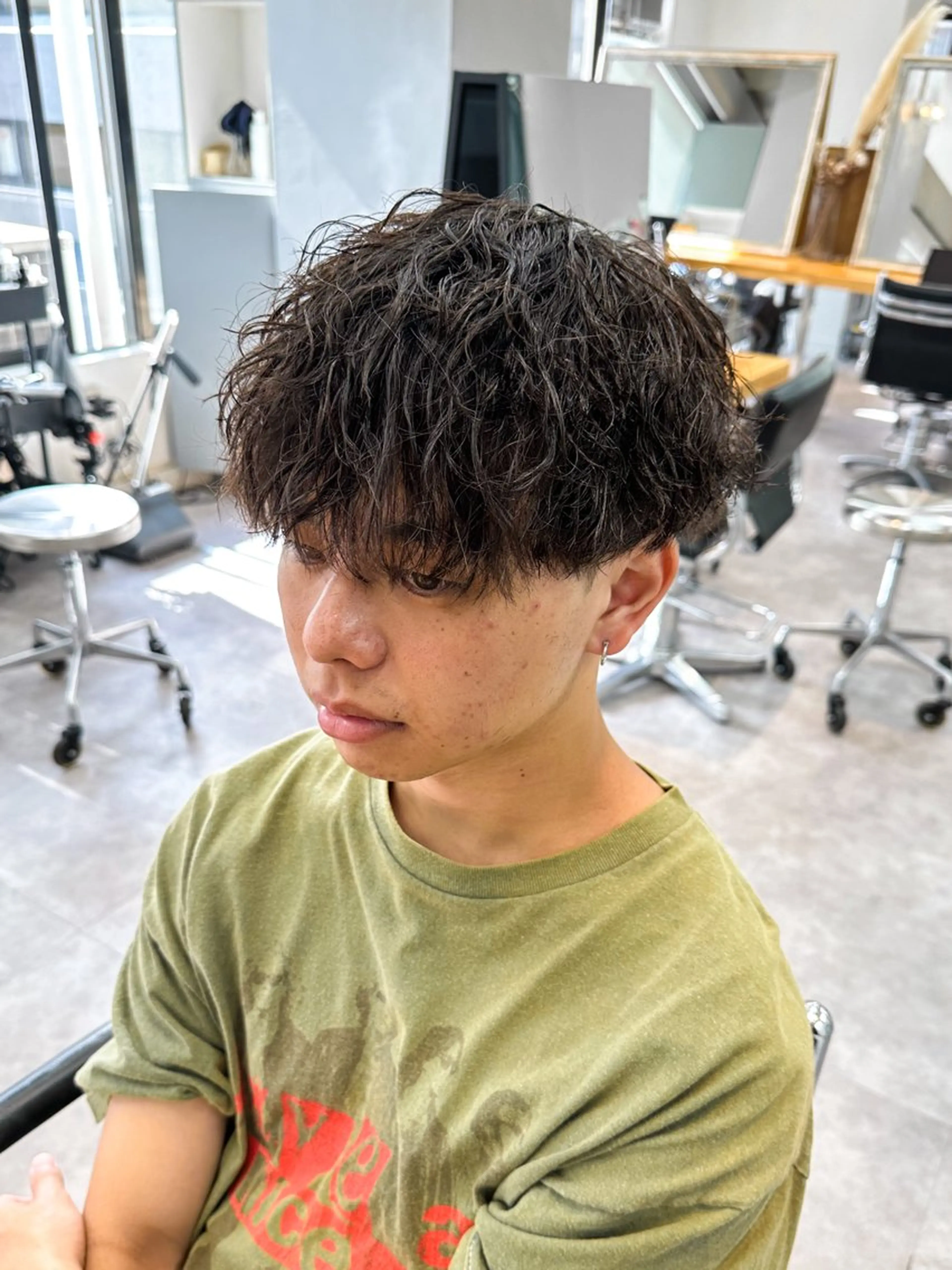 ショート パーマ メンズ メンズパーマ メンズ特化ryoのヘアスタイル