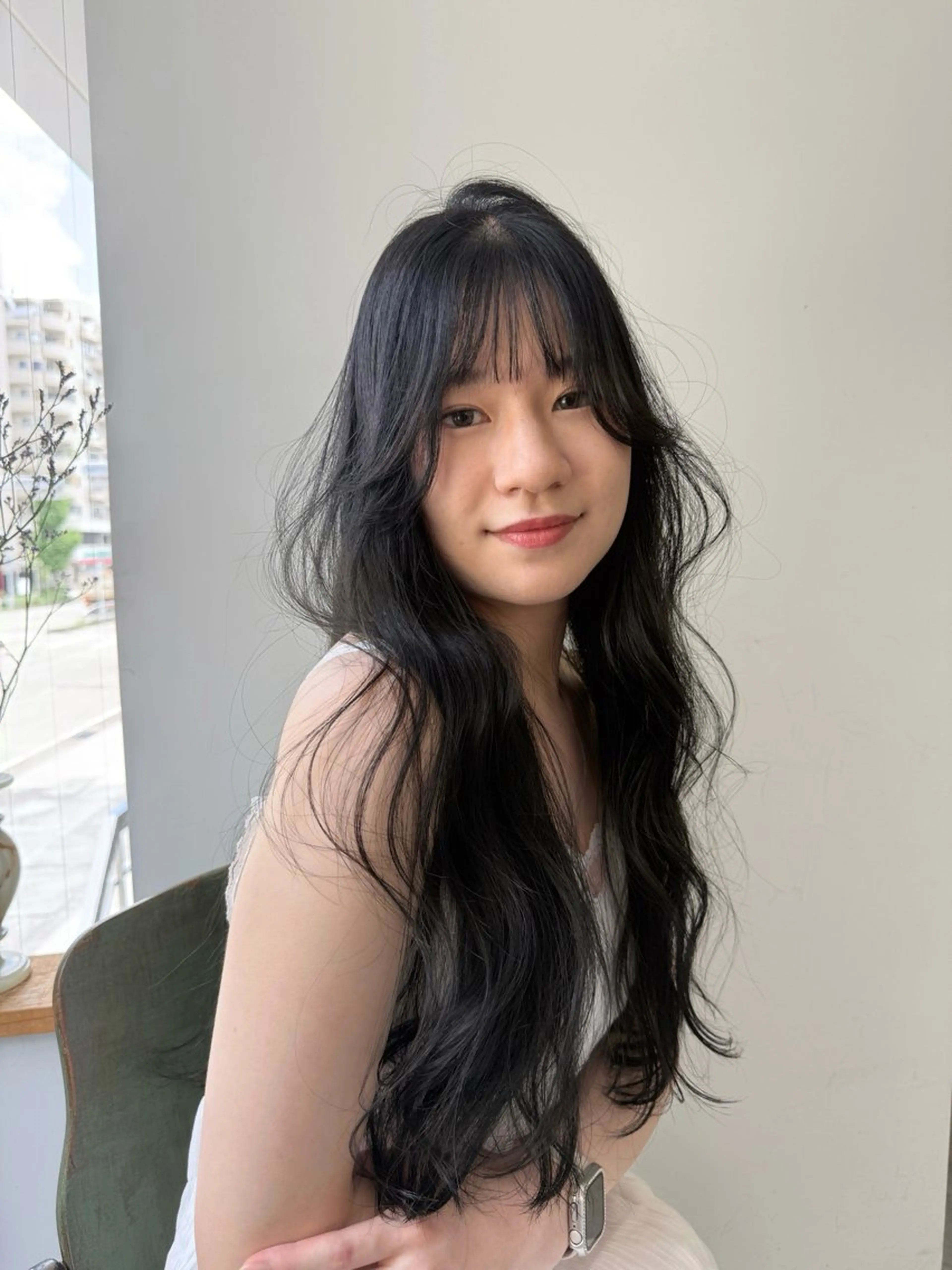 ロング カラー ヘアカラー 髪質改善ストレート ケアブリーチ/ミオのヘアスタイル