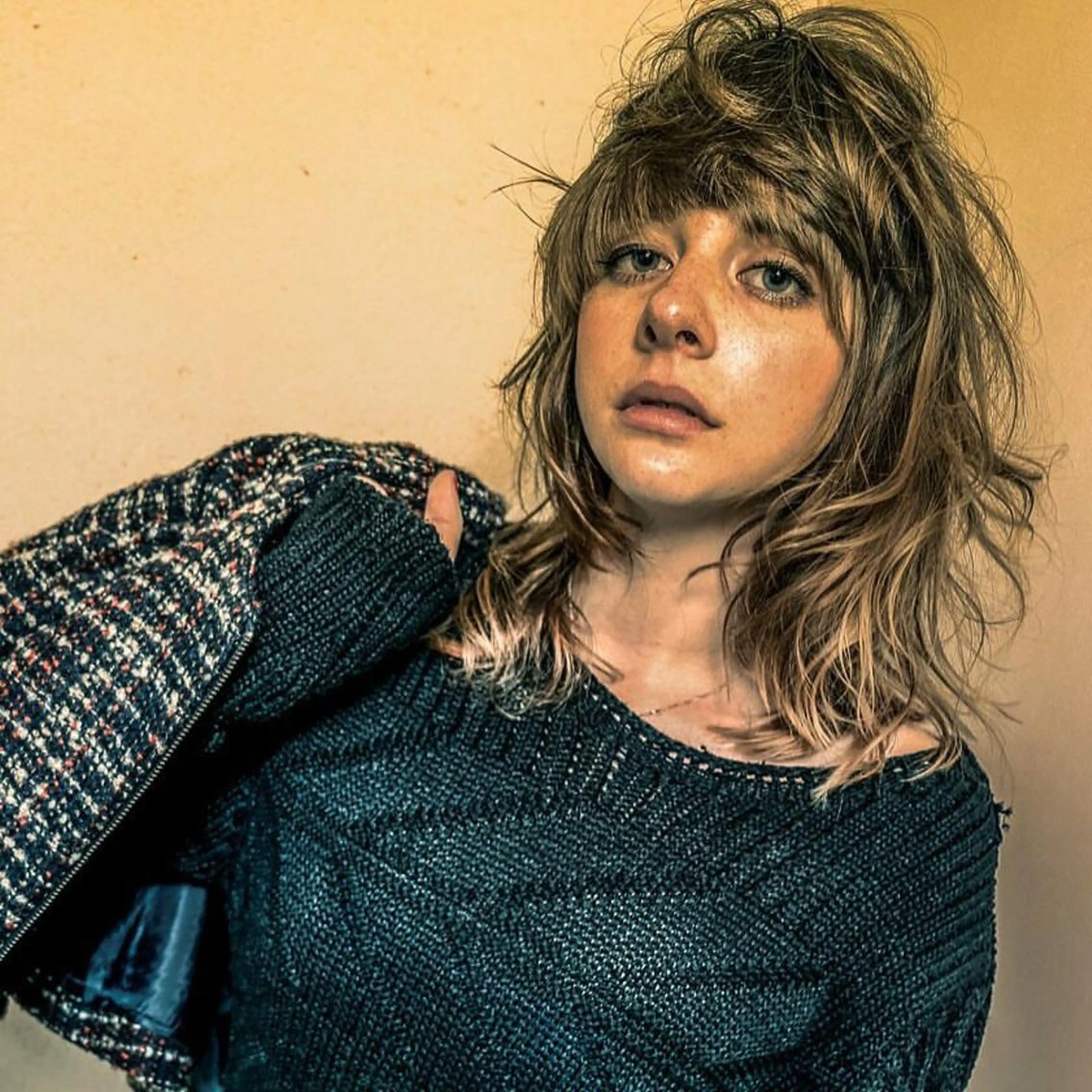 セミロング カラー パーマ ブリーチ/髪質改善 NYNY大久保のヘアスタイル