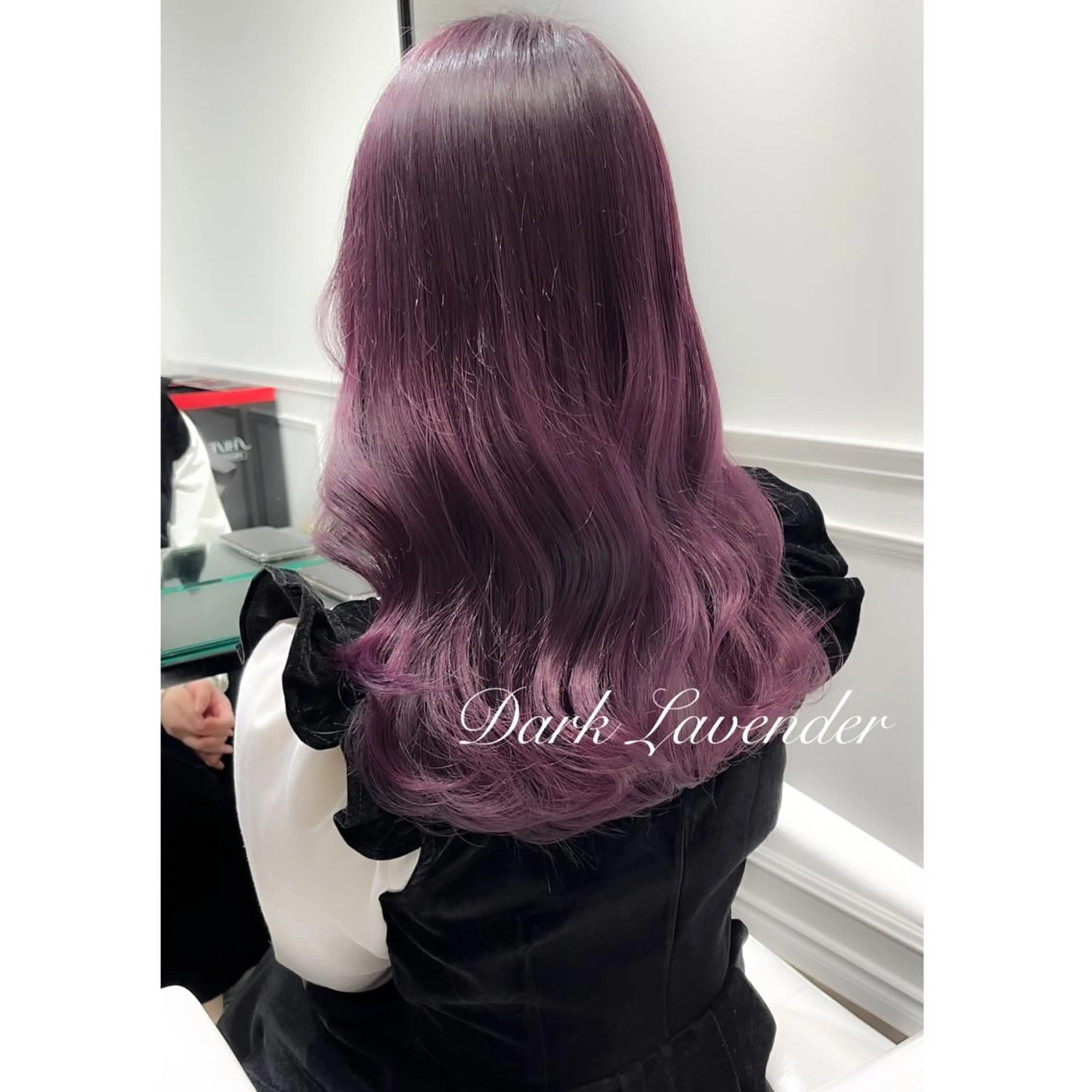 セミロング カラー ブリーチ カット ヘアカラー トリートメント miyu /トレンド カラー×艶髪のヘアスタイル