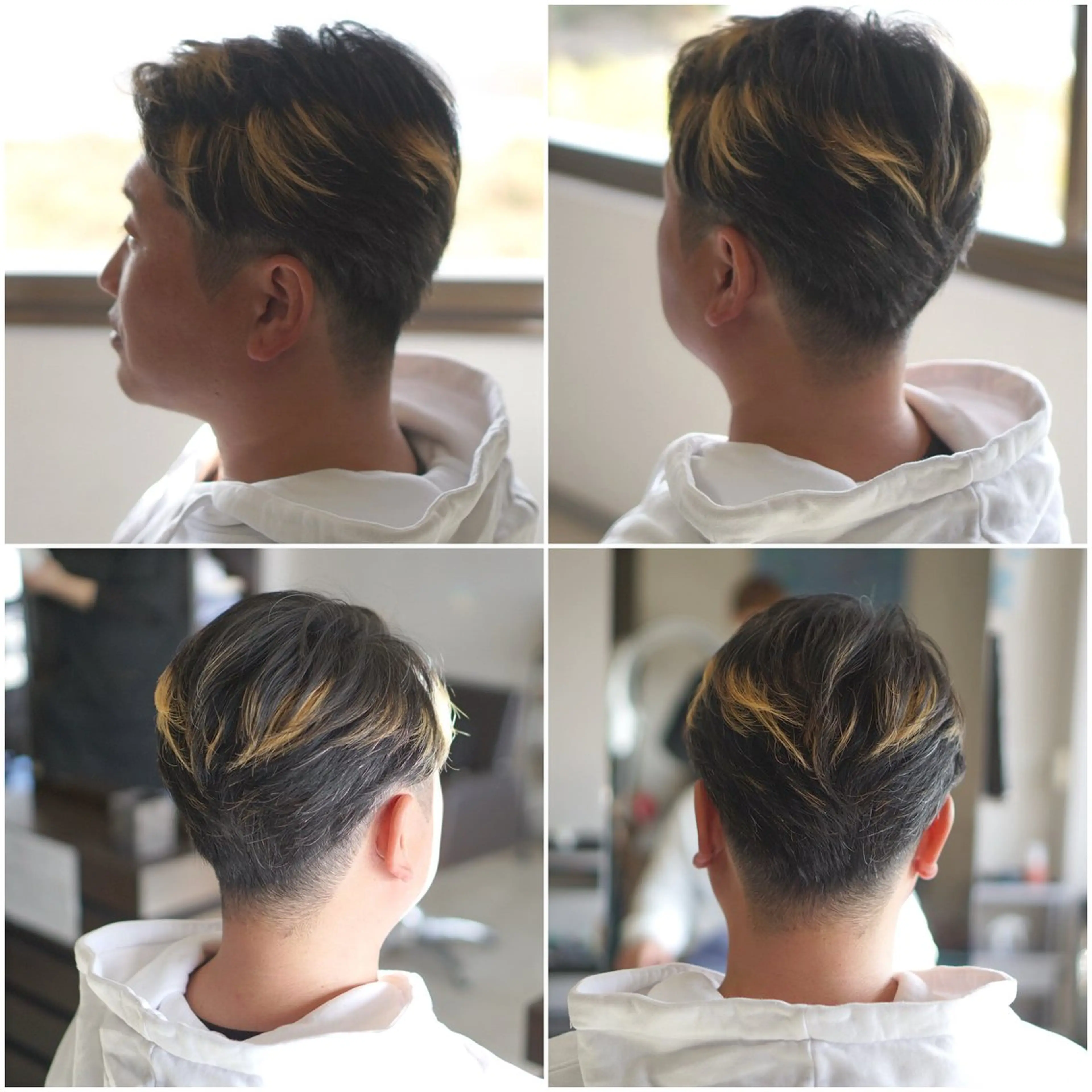 ショート カラー メンズ 中島 剛のヘアスタイル