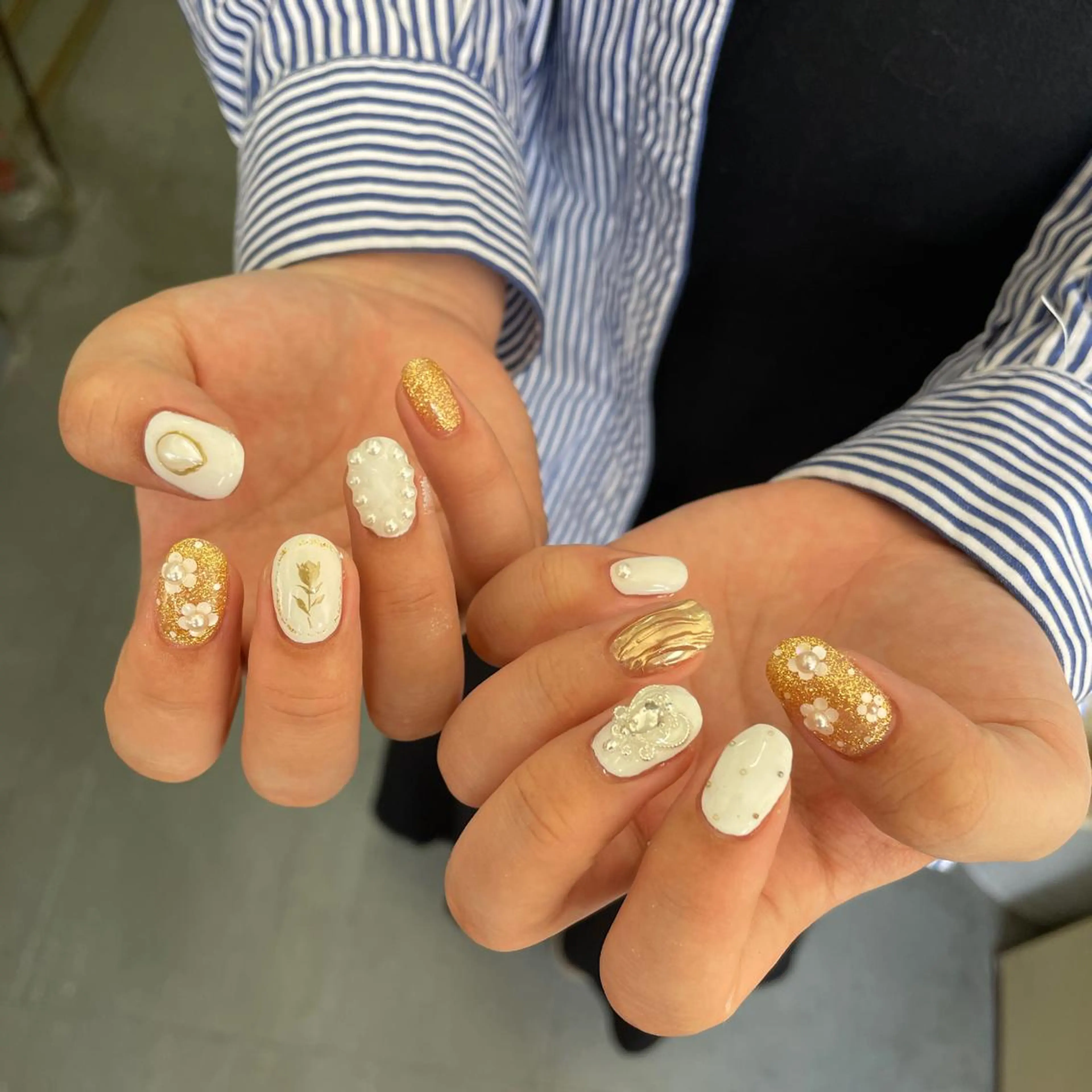 ネイル ハンドネイル フットネイル ゆびノさき茨木店 ニュアンス/アートのネイルデザイン