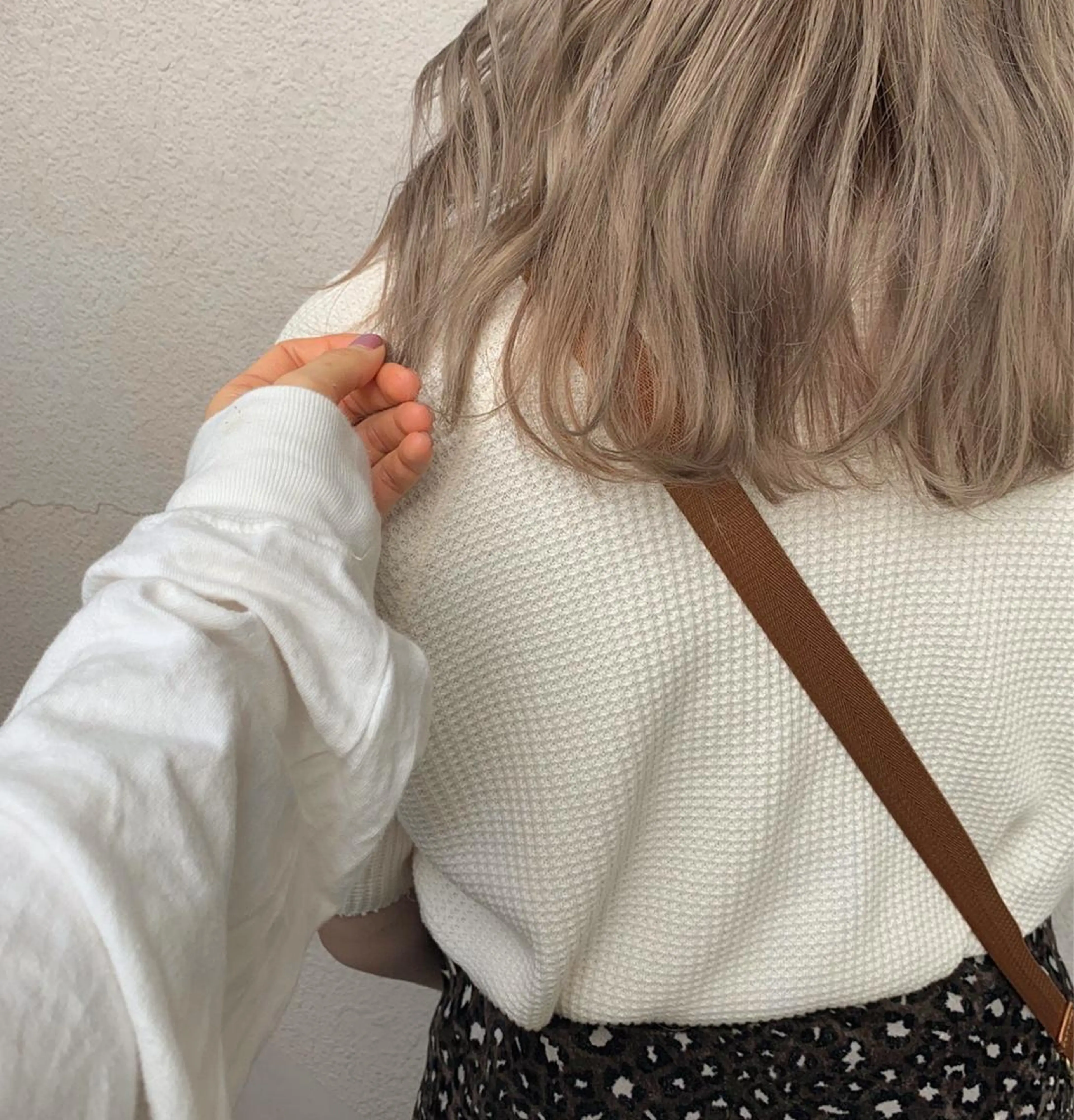 セミロング カラー オリーブベージュ きょうかのヘアスタイル