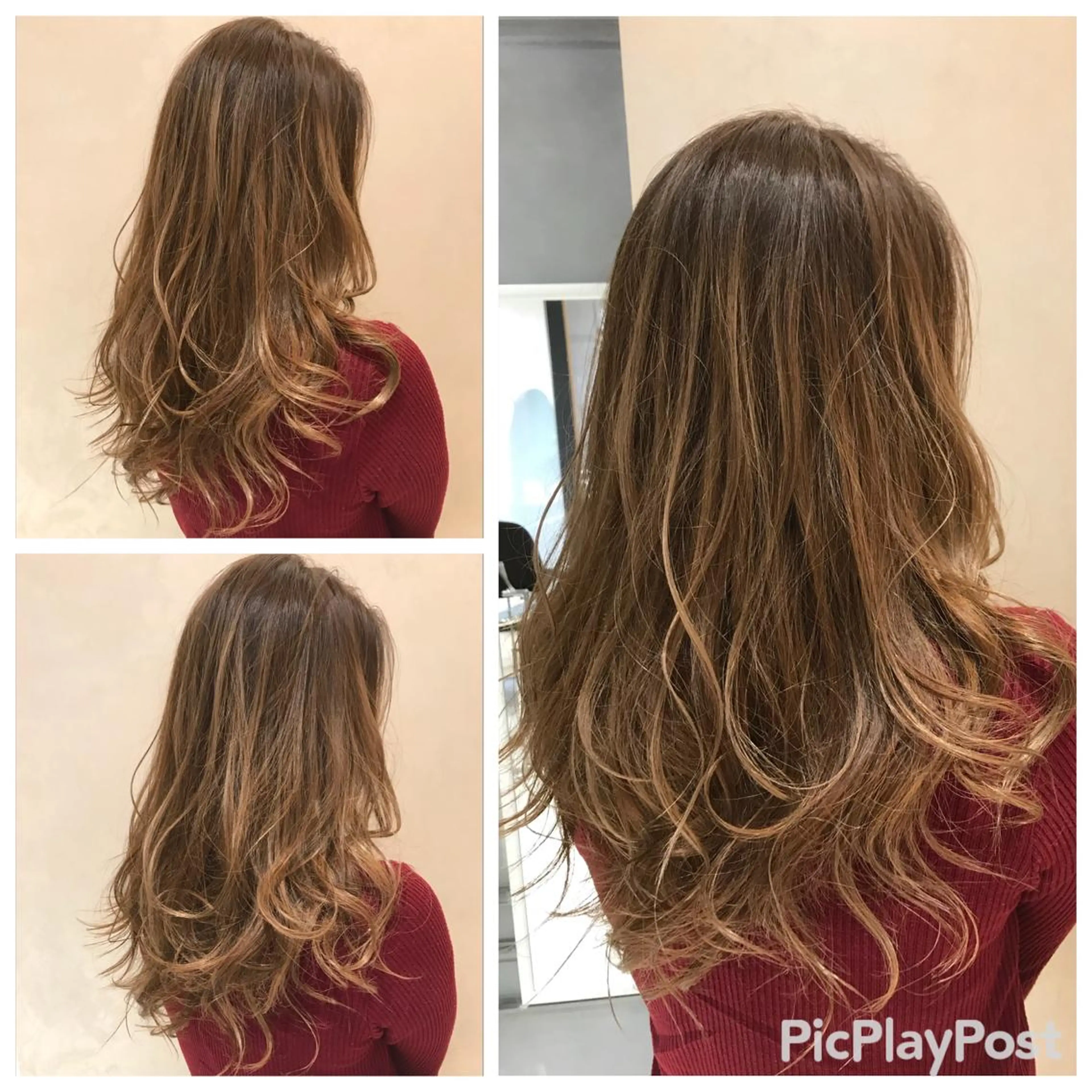 ロング ヘアカラー 乾かすだけで艶髪酸性 ストレート髙橋悠耶のヘアスタイル