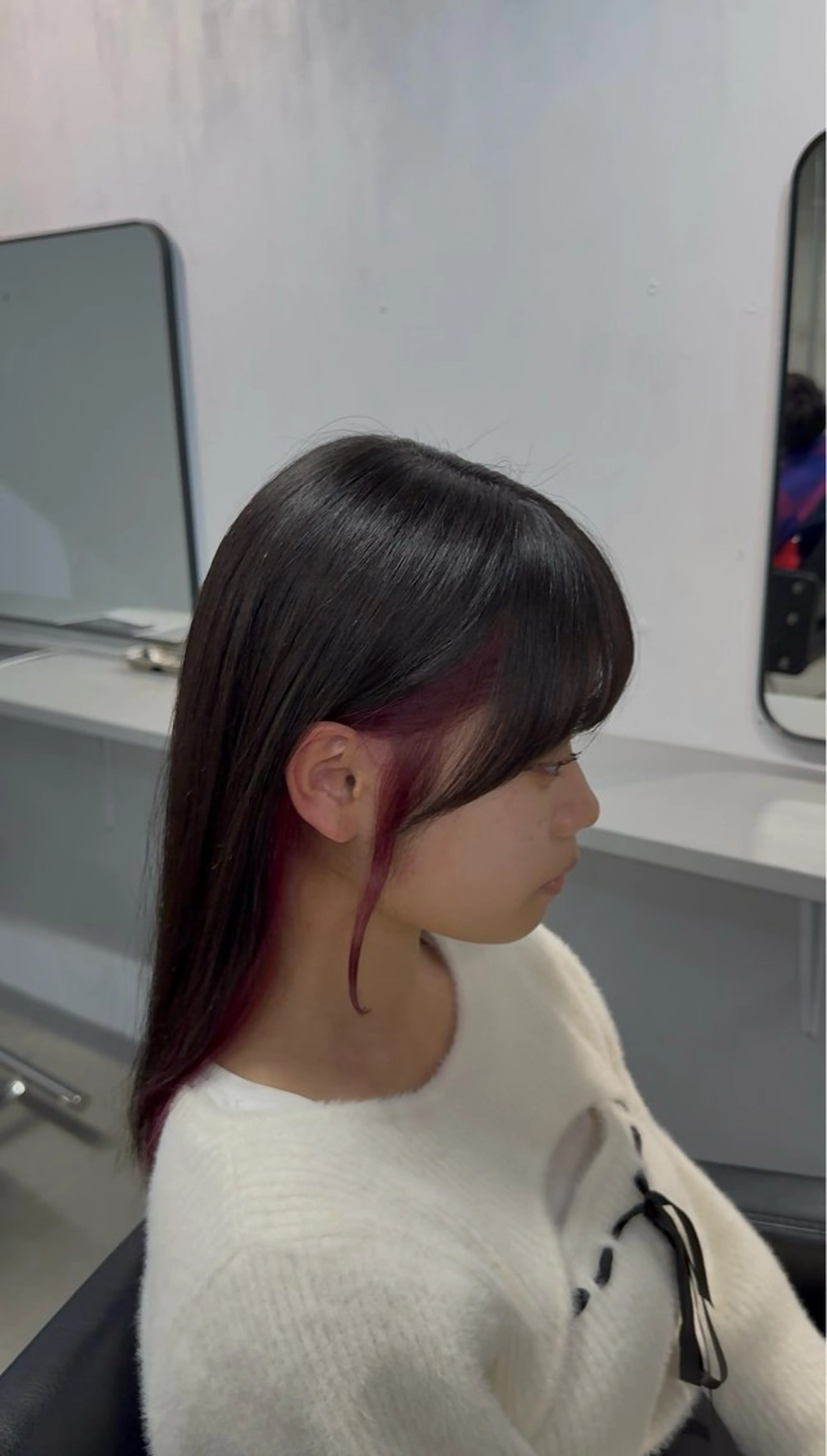 セミロング ヘアカラー lafit YURITOのヘアスタイル