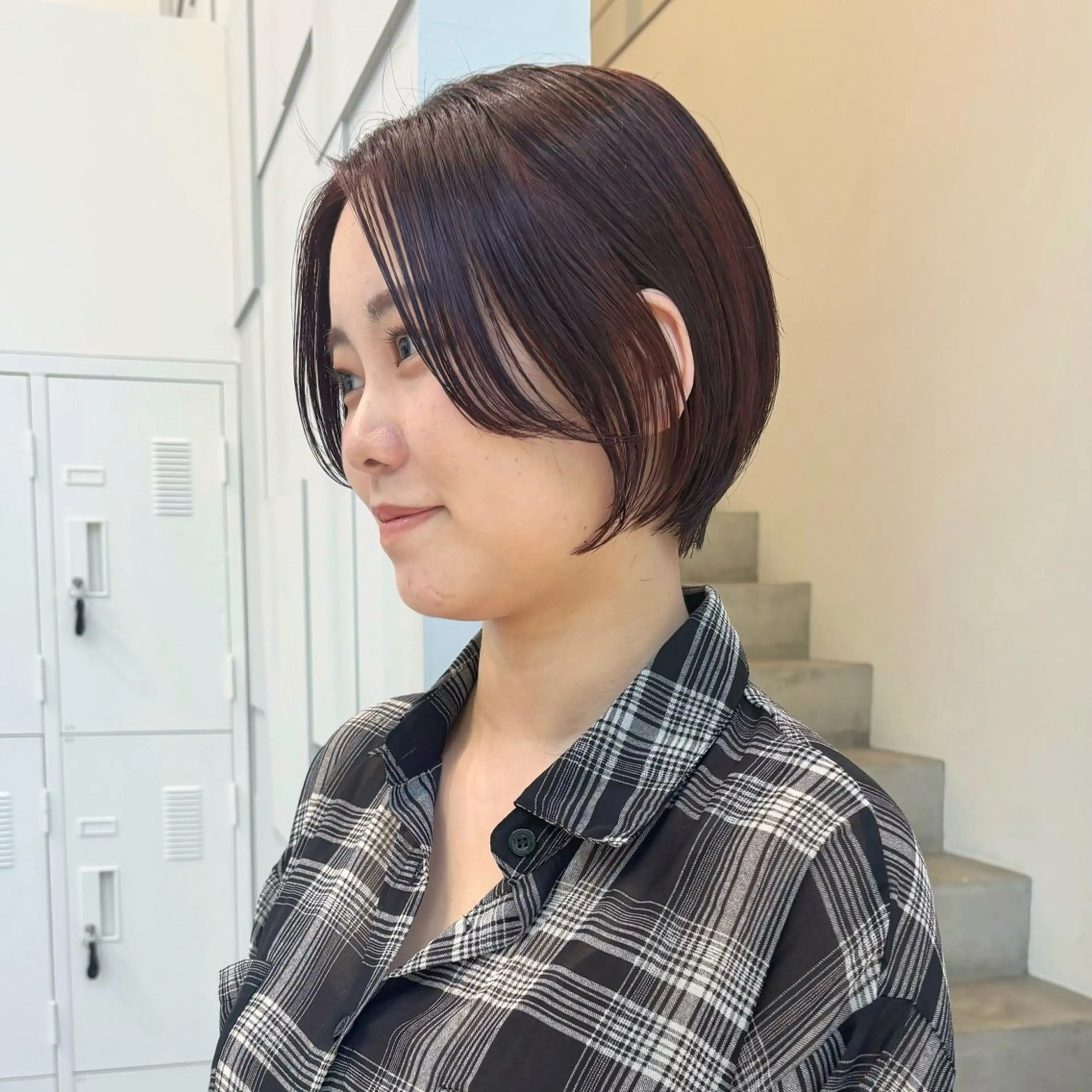 ショート カット トリートメント aoi /パーマ /まるみショートのヘアスタイル