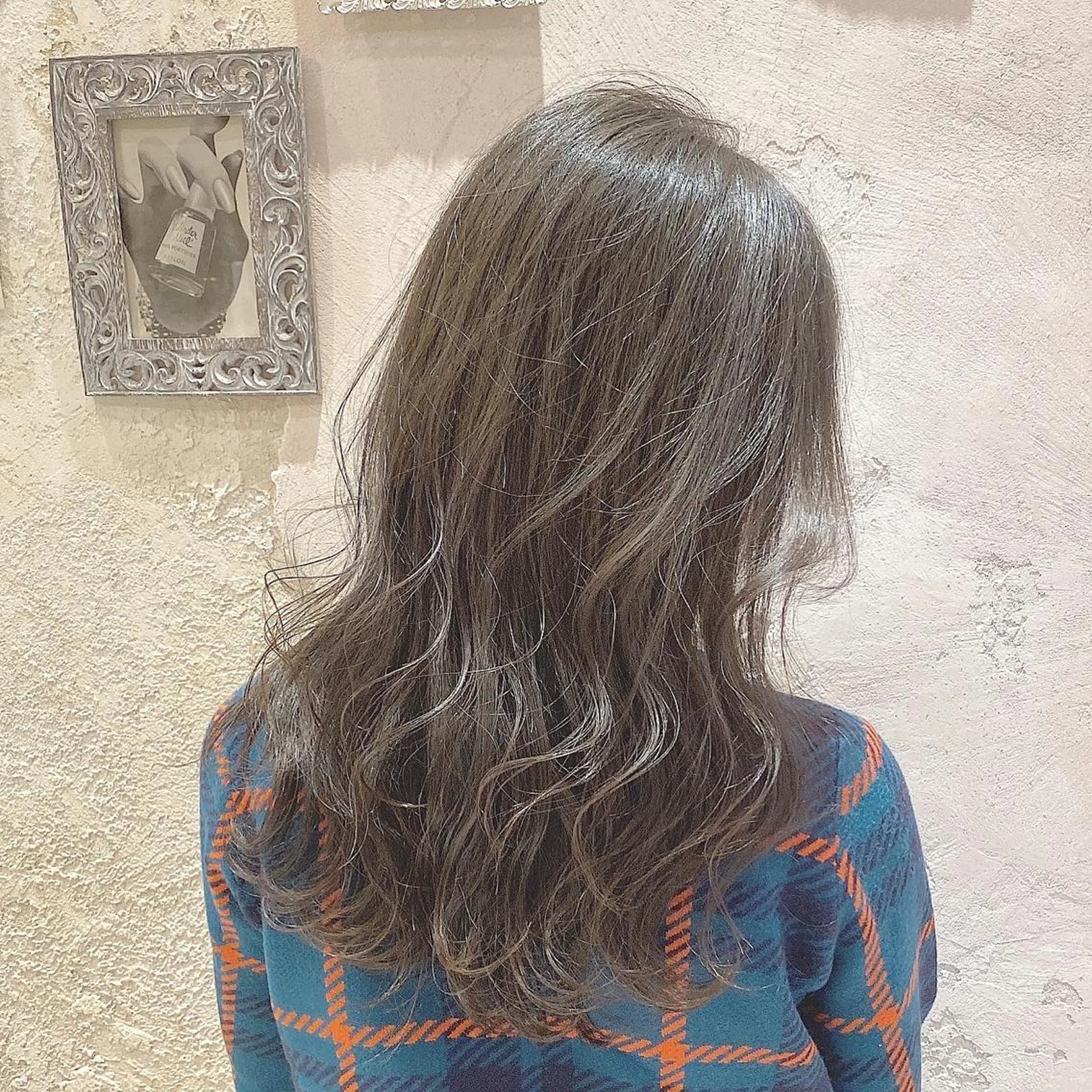 セミロング カラー カット ヘアカラー トリートメント レイヤーカット/ 顔周り 五島巨幹のヘアスタイル