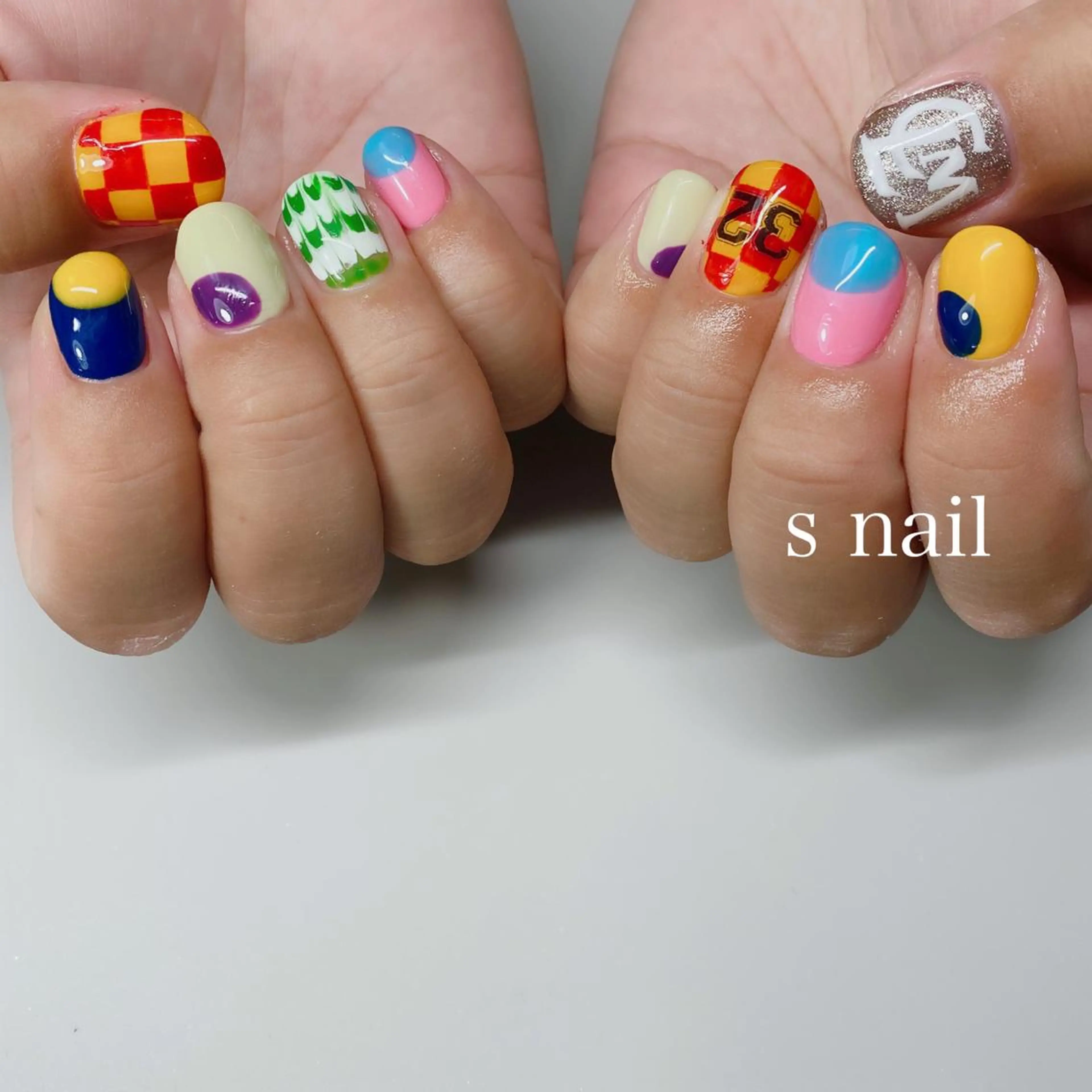 ネイル アートネイル ハンドネイル s nail さとよしみゆきのネイルデザイン