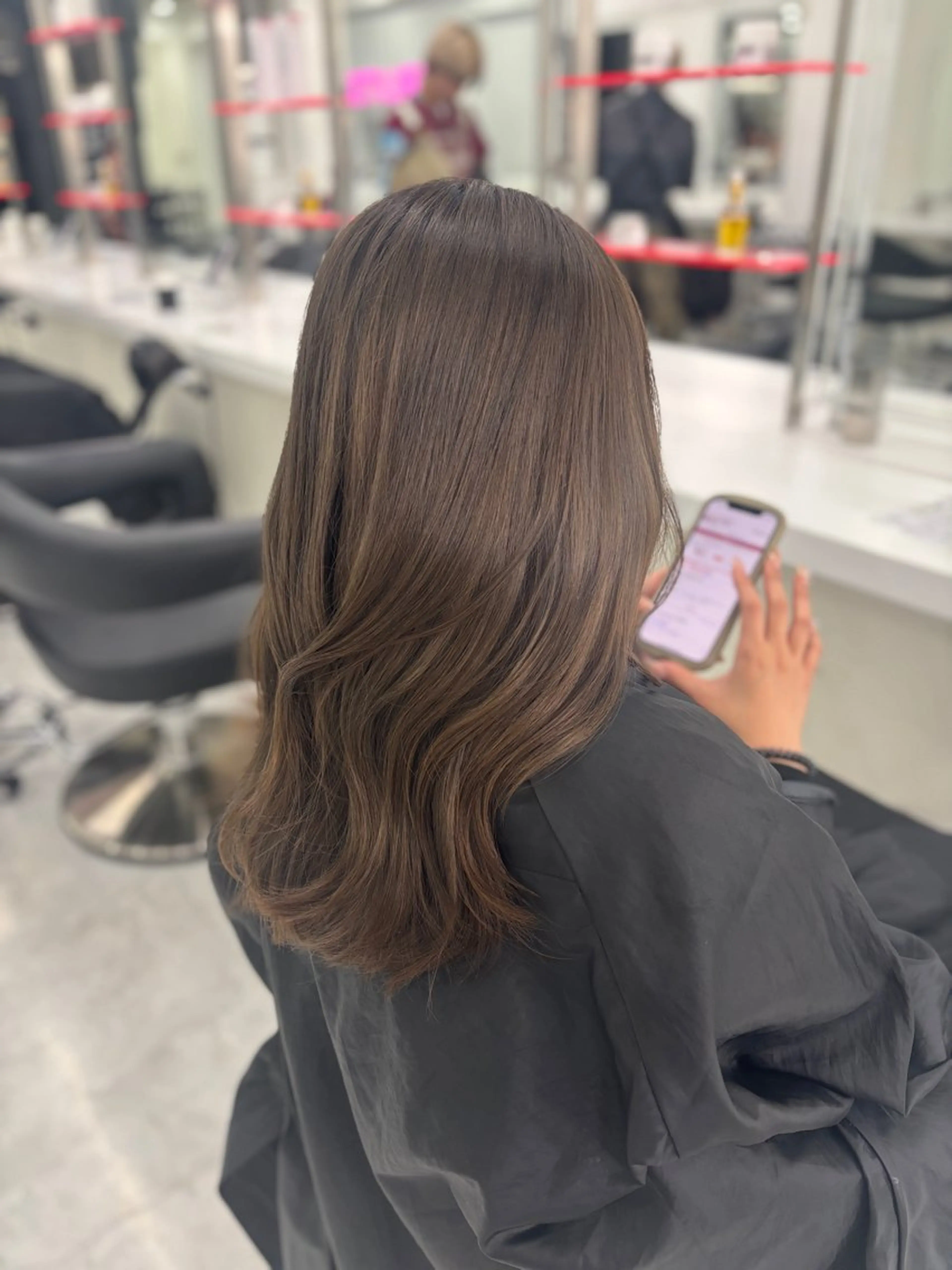 カラー ヘアカラー トリートメント 🎀ツヤ髪✖︎ 暖色🎀RYUKAのヘアスタイル