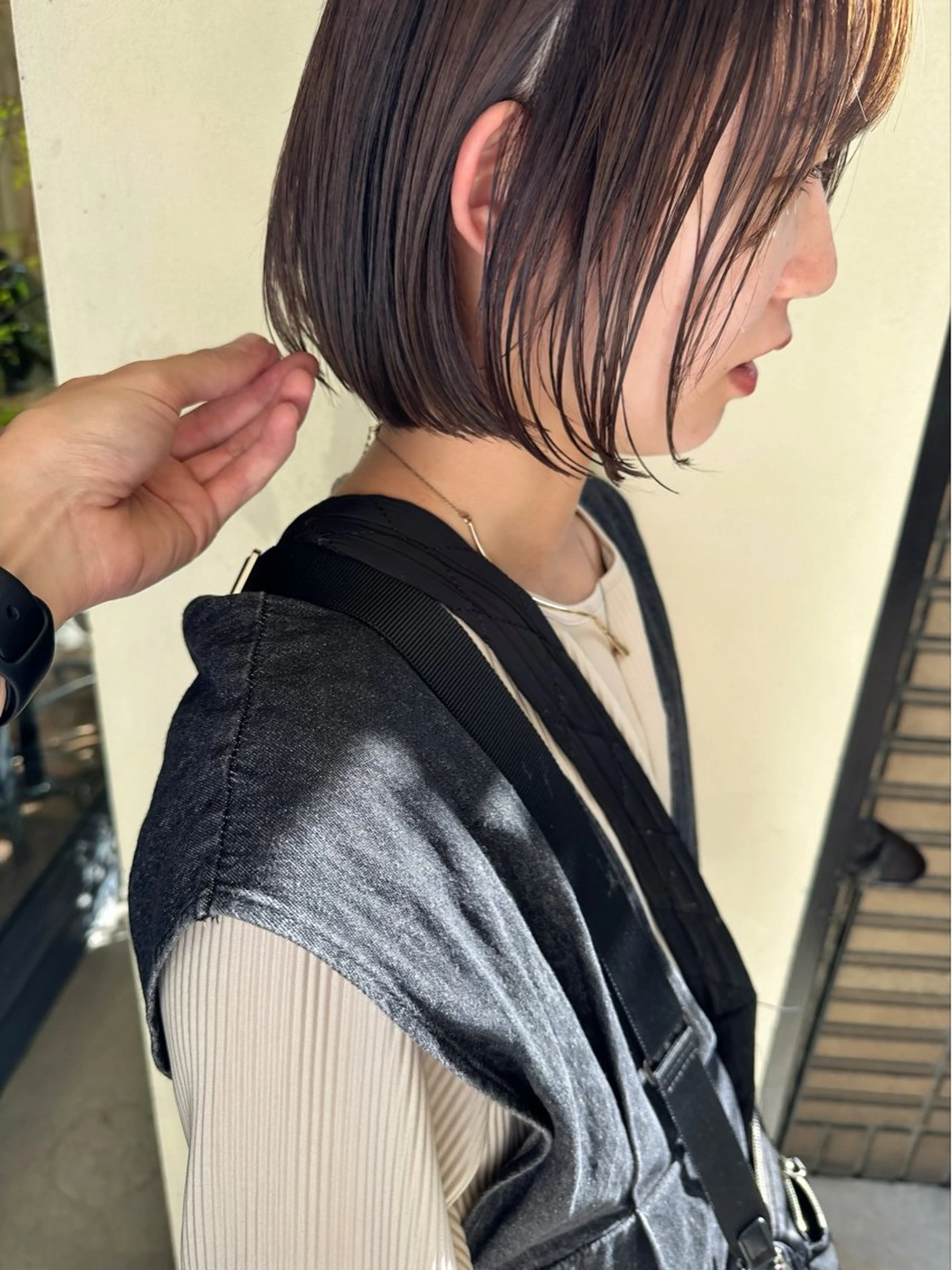 ショート ショート ボブ 梅田 木戸健人のヘアスタイル