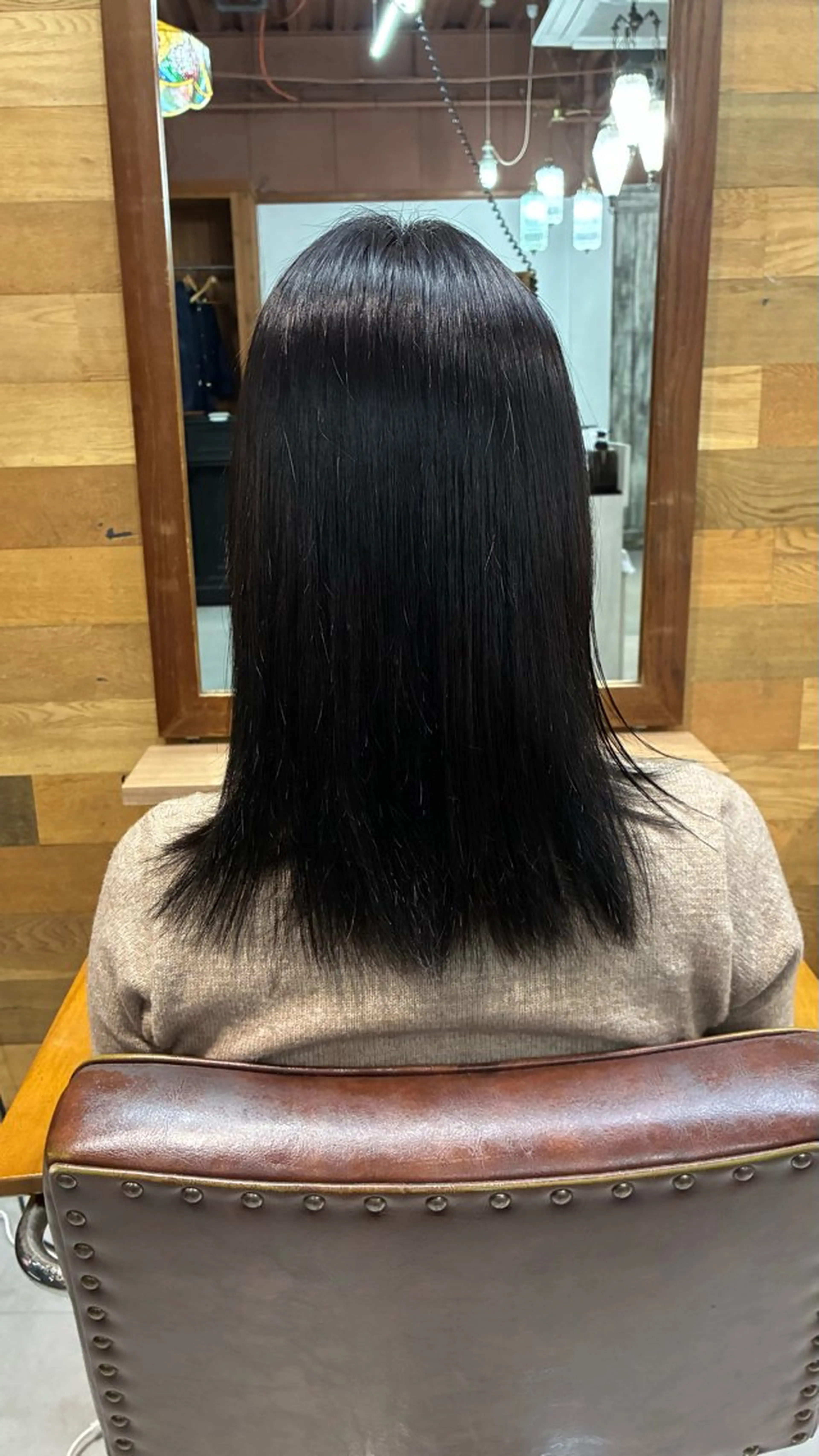 セミロング カラー 井阪 煌希のヘアスタイル
