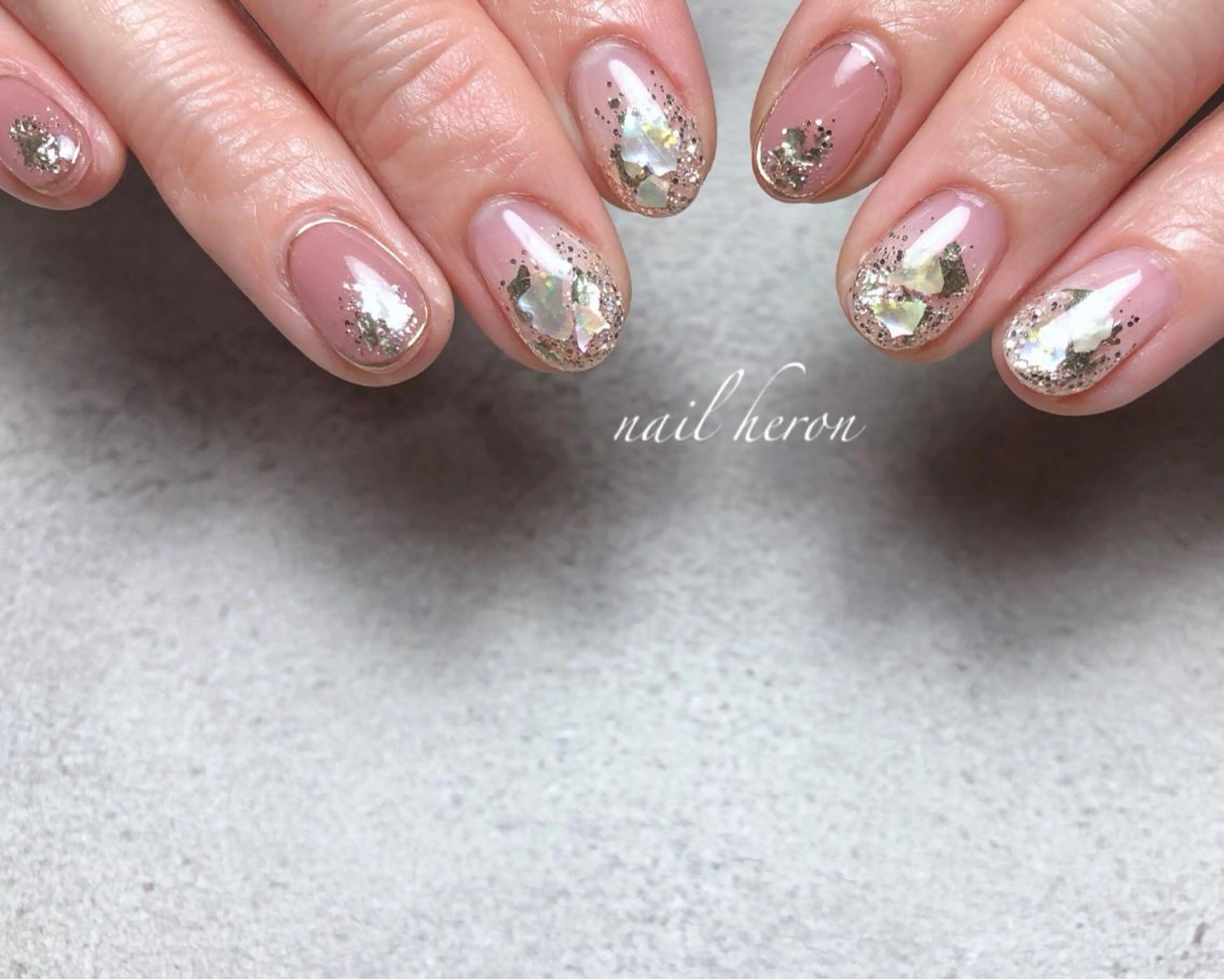ネイル ハンドネイル saki_ nail heronのネイルデザイン