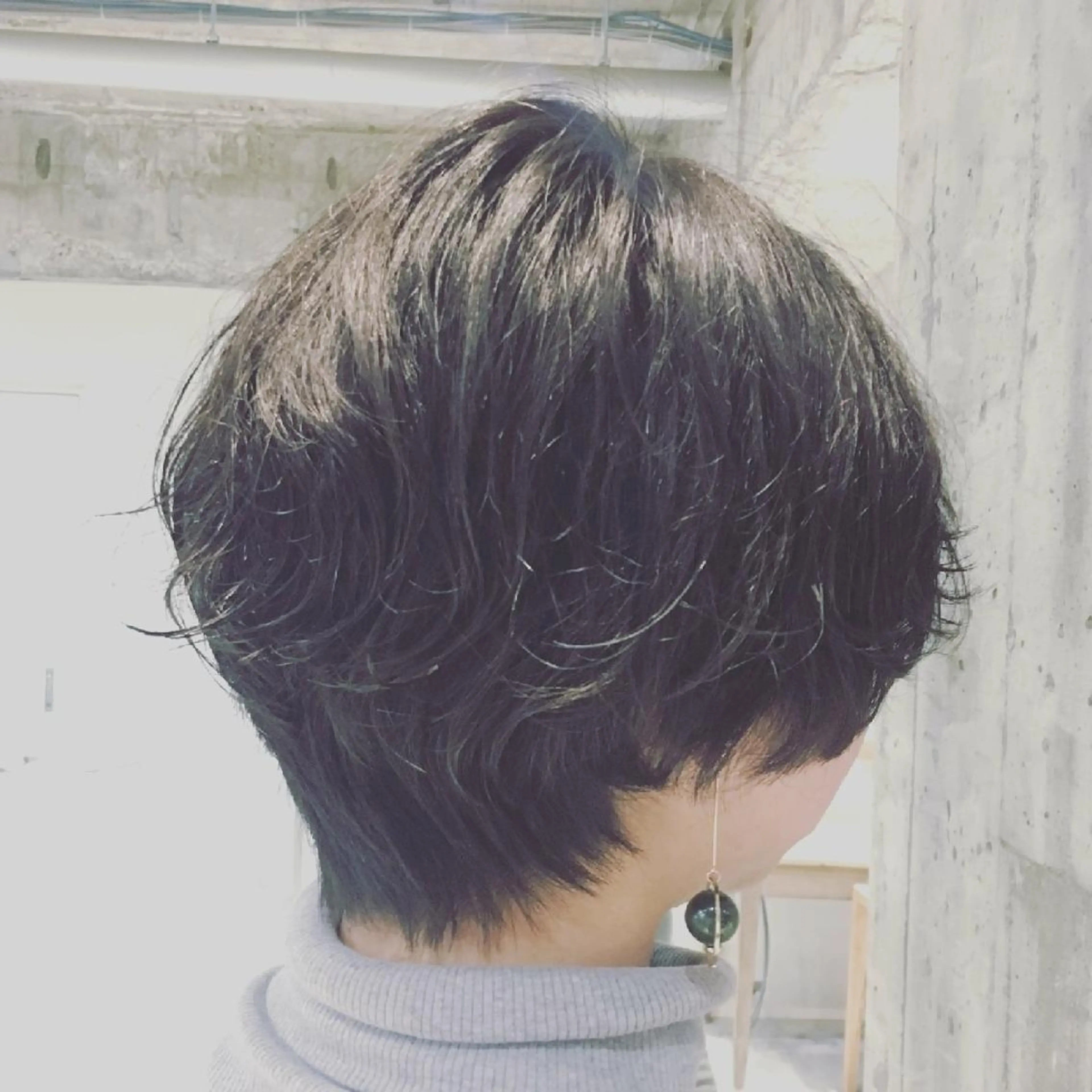 ショート パーマ スタイリスト /仲川葵のヘアスタイル