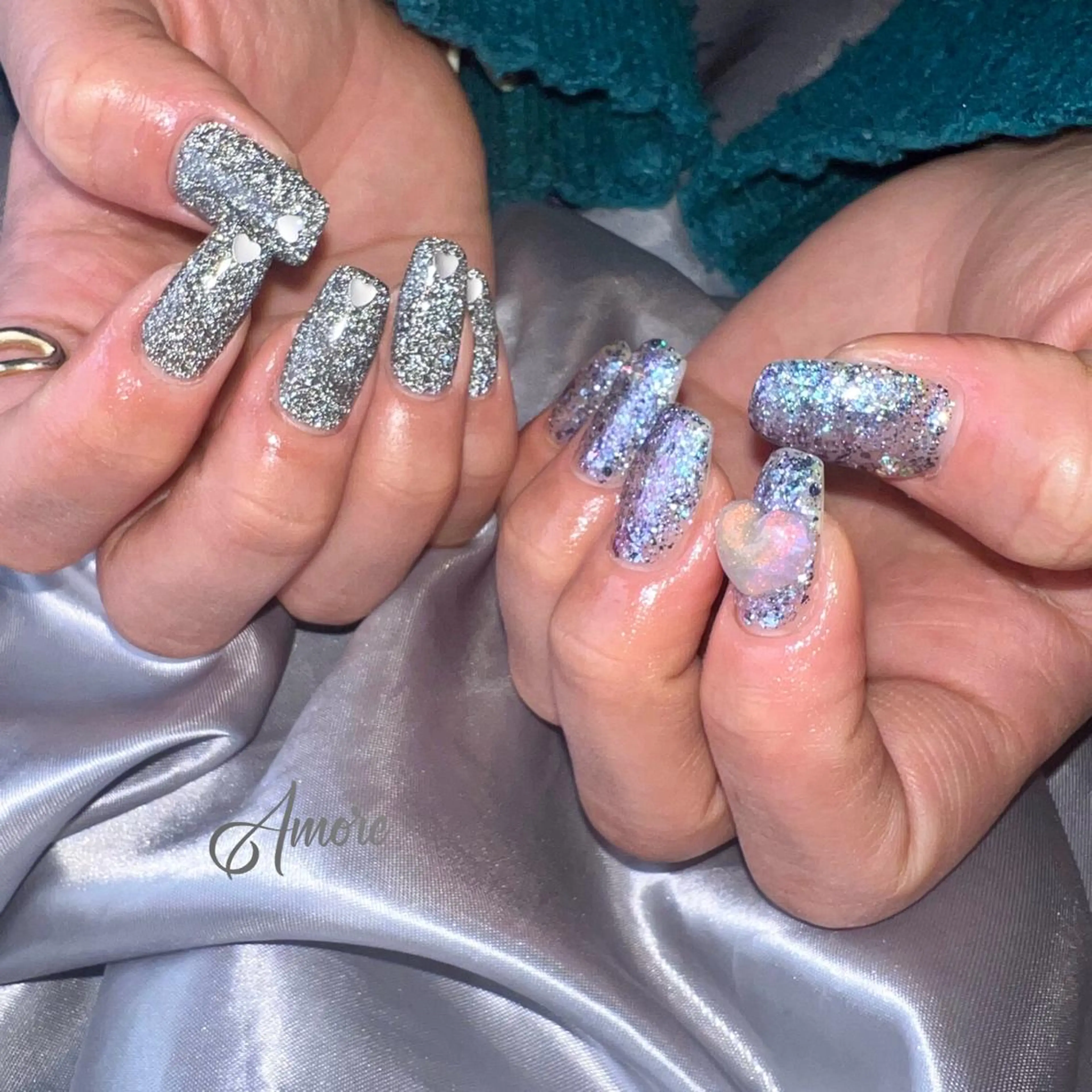 ネイル ジェルネイル 韓国ネイル ミラーネイル オフィスネイル パラジェル You kyehwaのネイルデザイン